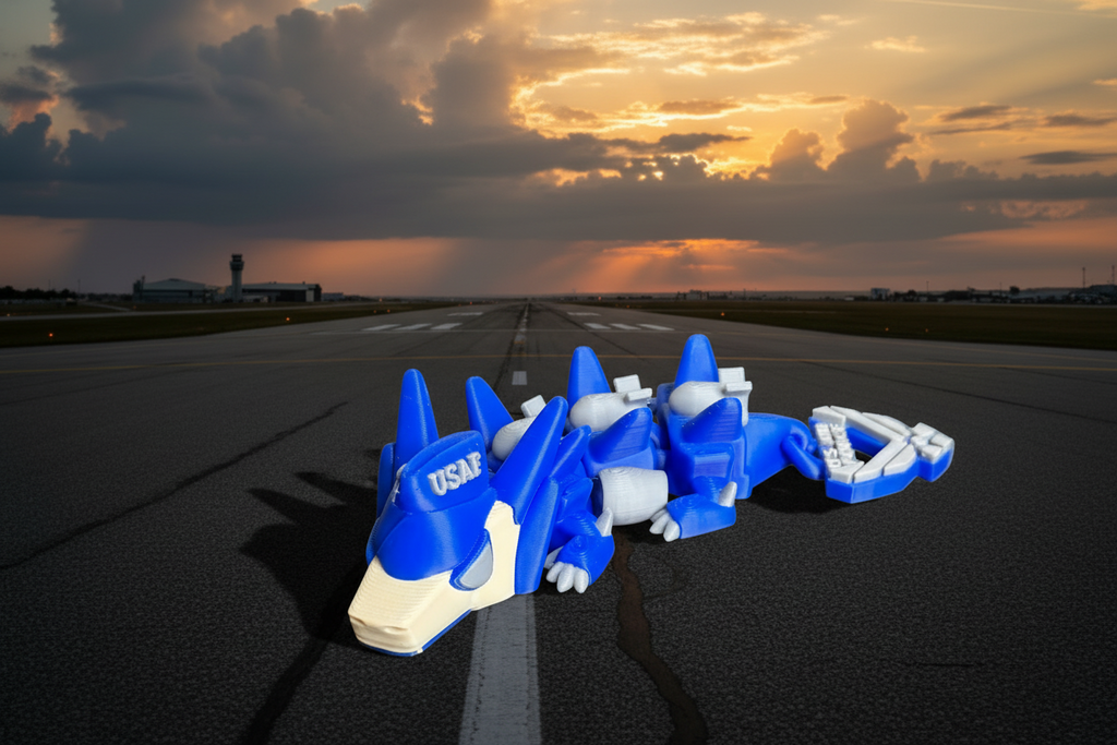 Air Force Dragon –  Jet Engines and Bomb Details