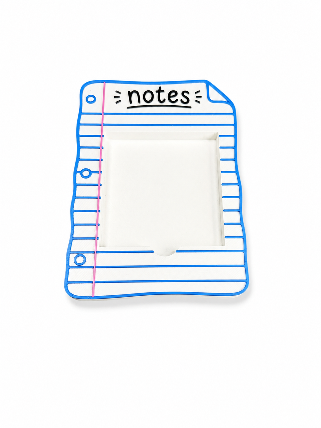 Notes Sticky Note Holder | Paper Shaped Post It Holder | Teacher Desk Decor | Office Accessory