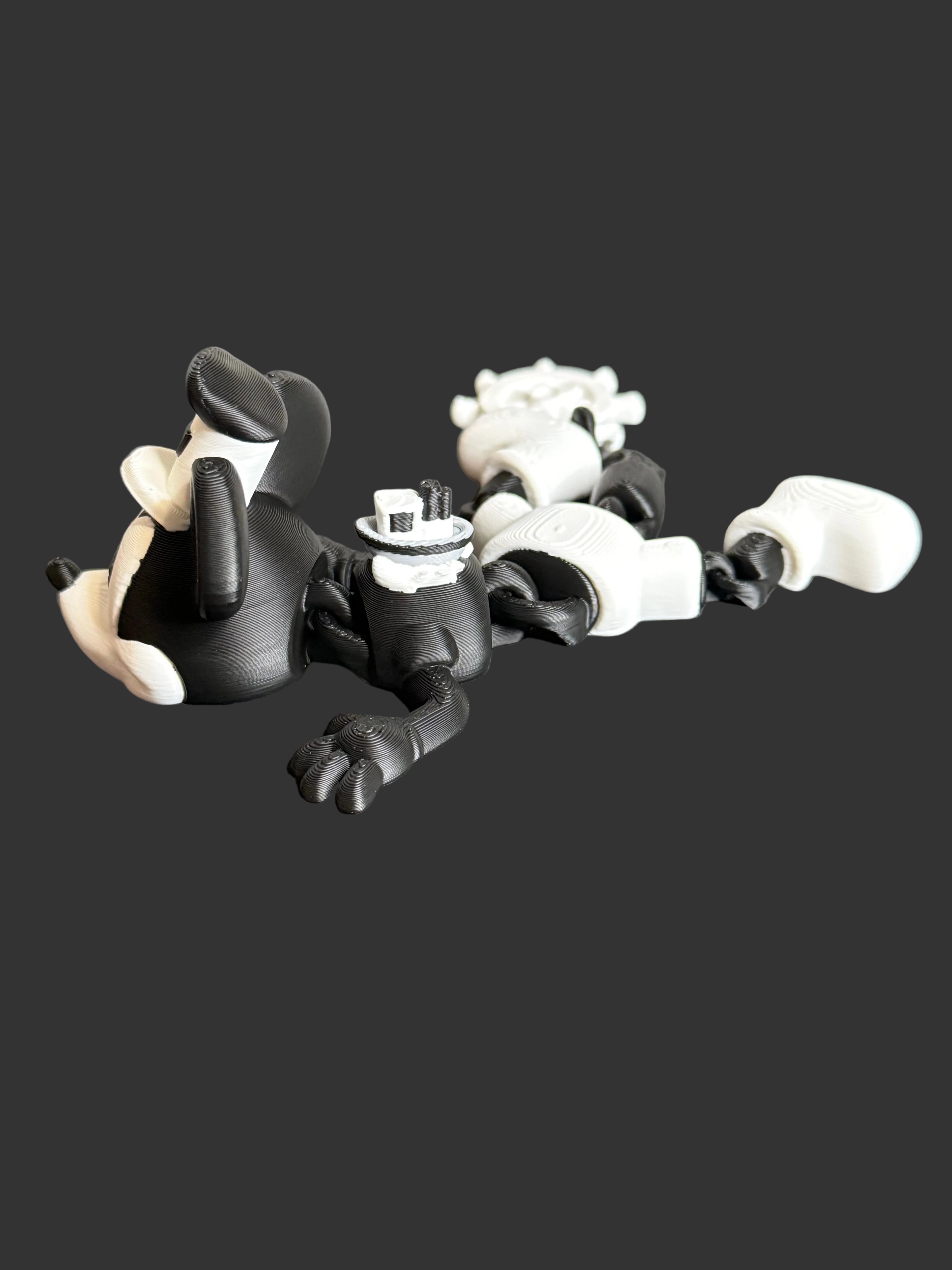 Vintage Cartoon Tugboat Figure – Classic Tugboat Style 3D Print – Whimsical Nautical Decor Collectible