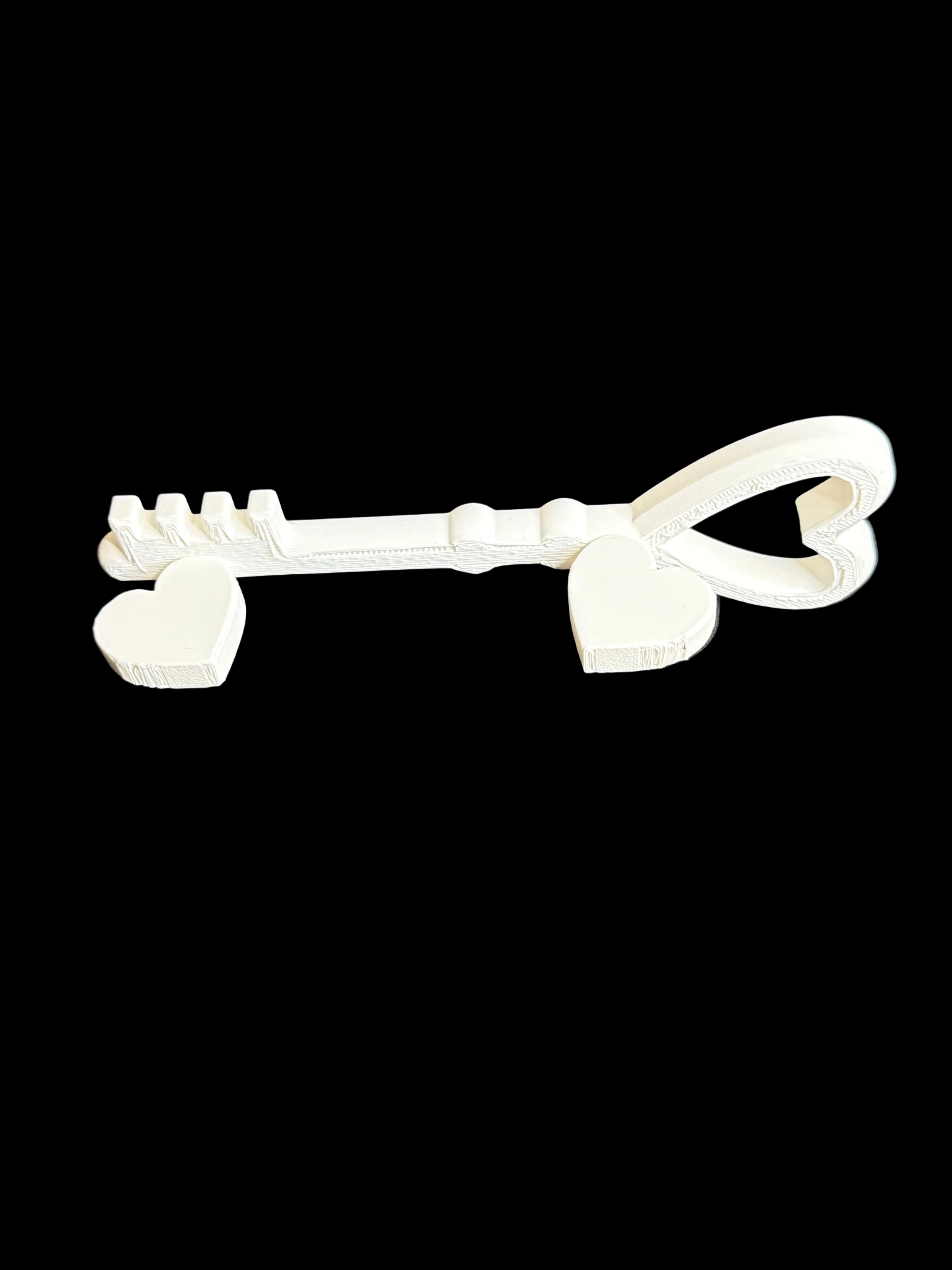 Heart Key Epoxy Tumbler Handle | Valentine Cup Handle | Love Theme Drinkware Accessory