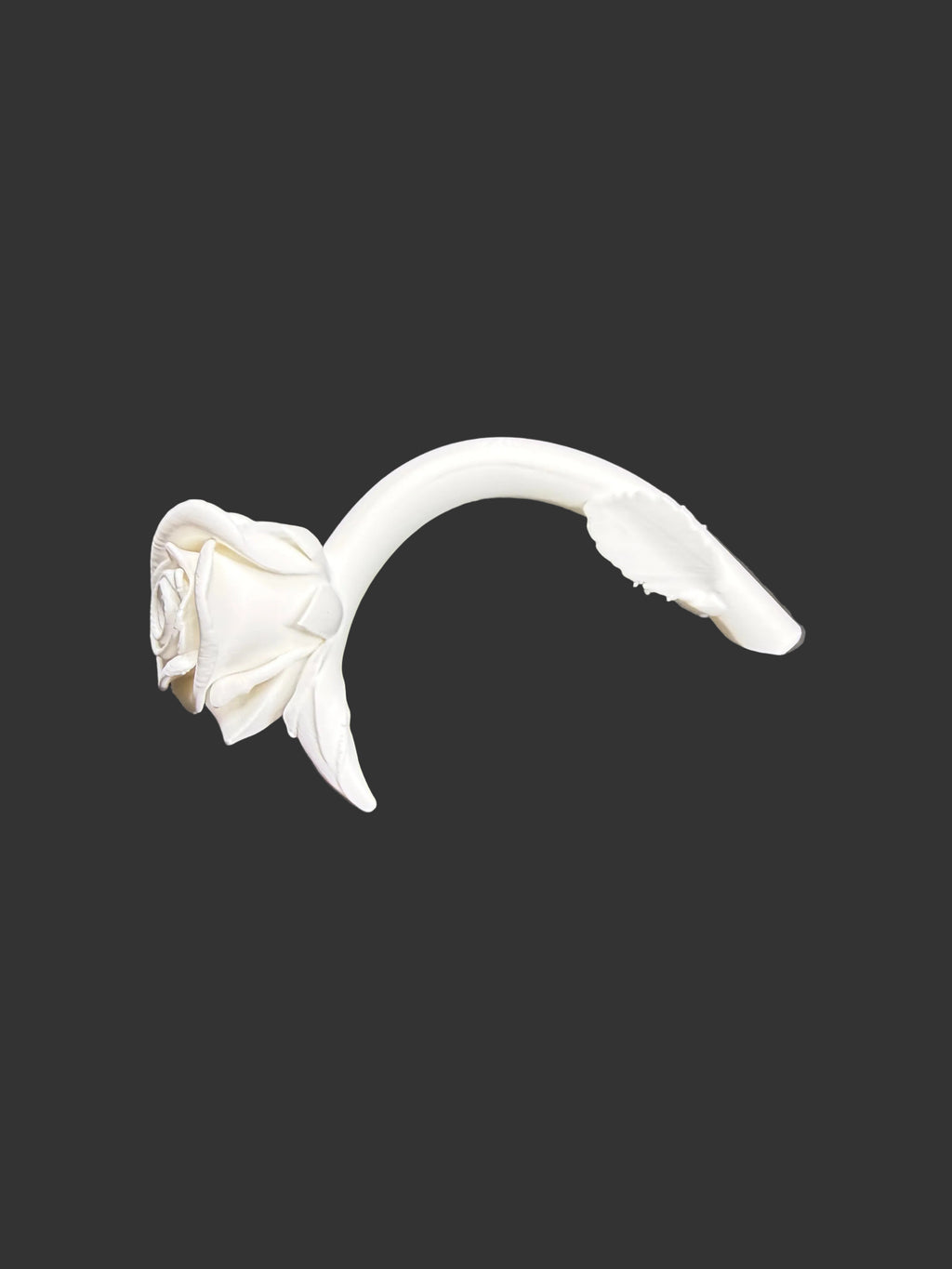 Rose Handle for Epoxy Tumblers – Elegant Floral Cup Grip Accessory