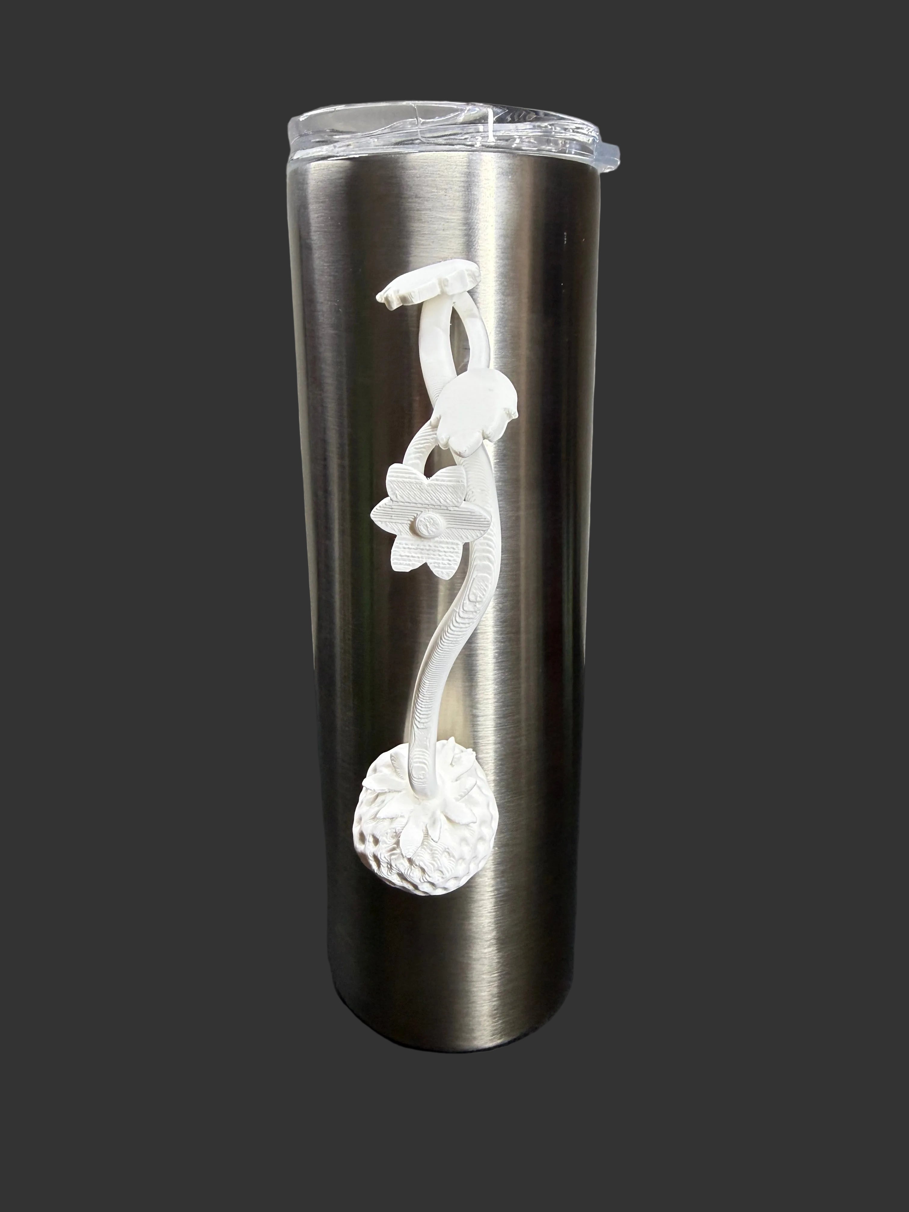 Strawberry Tumbler Handle – 3D Printed Cup Handle – Fruit Grip for Epoxy Tumblers