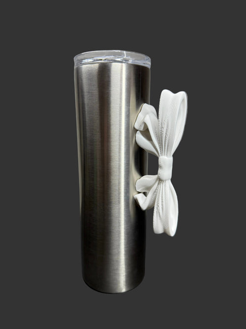Bow Tumbler Handle for Epoxy Tumblers | 3D Printed Bow Handle Accessory