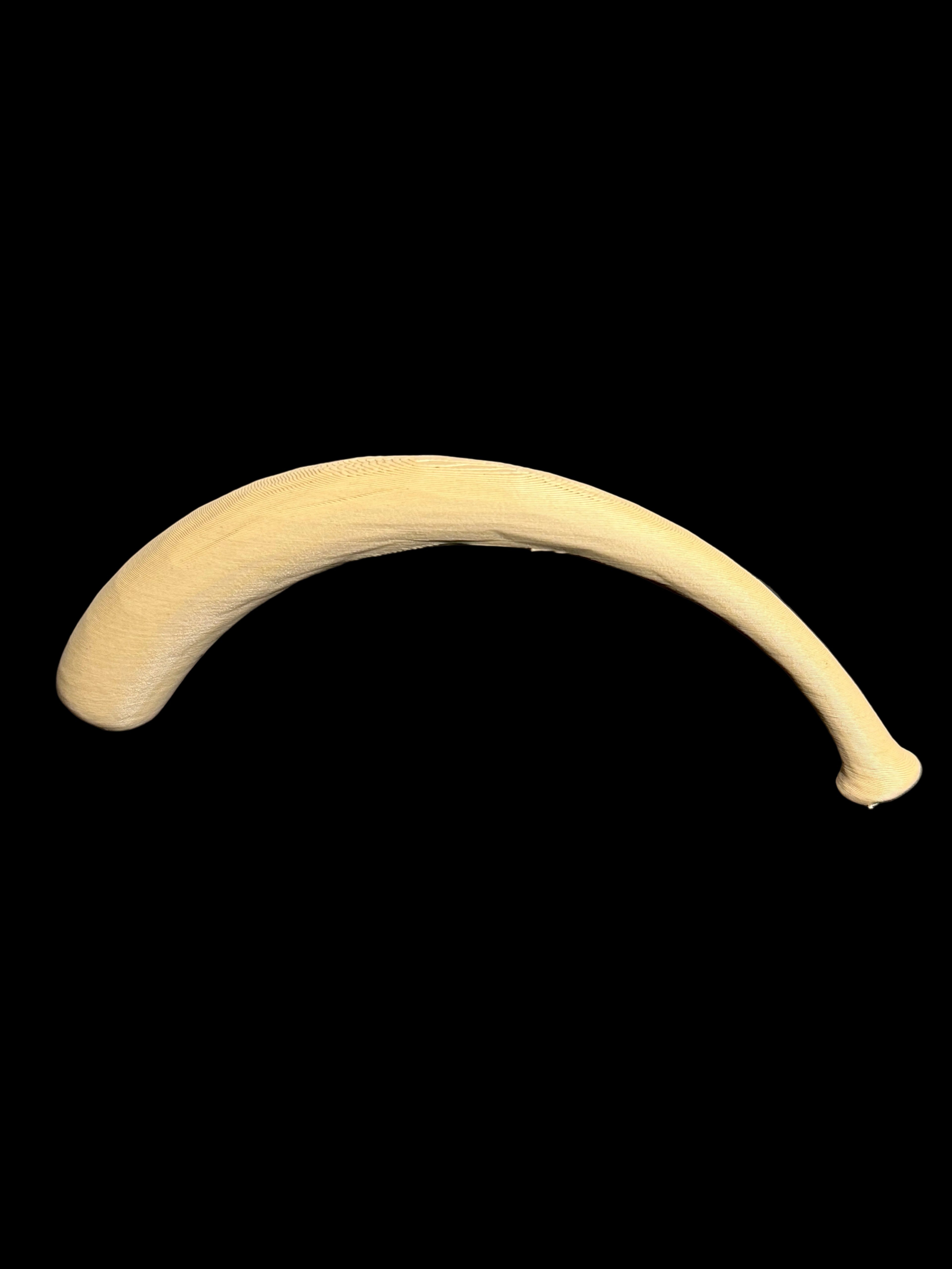 Curved Baseball Bat Tumbler Handle | Sports-Style Handle for Epoxy Tumblers | 3D Printed Handle