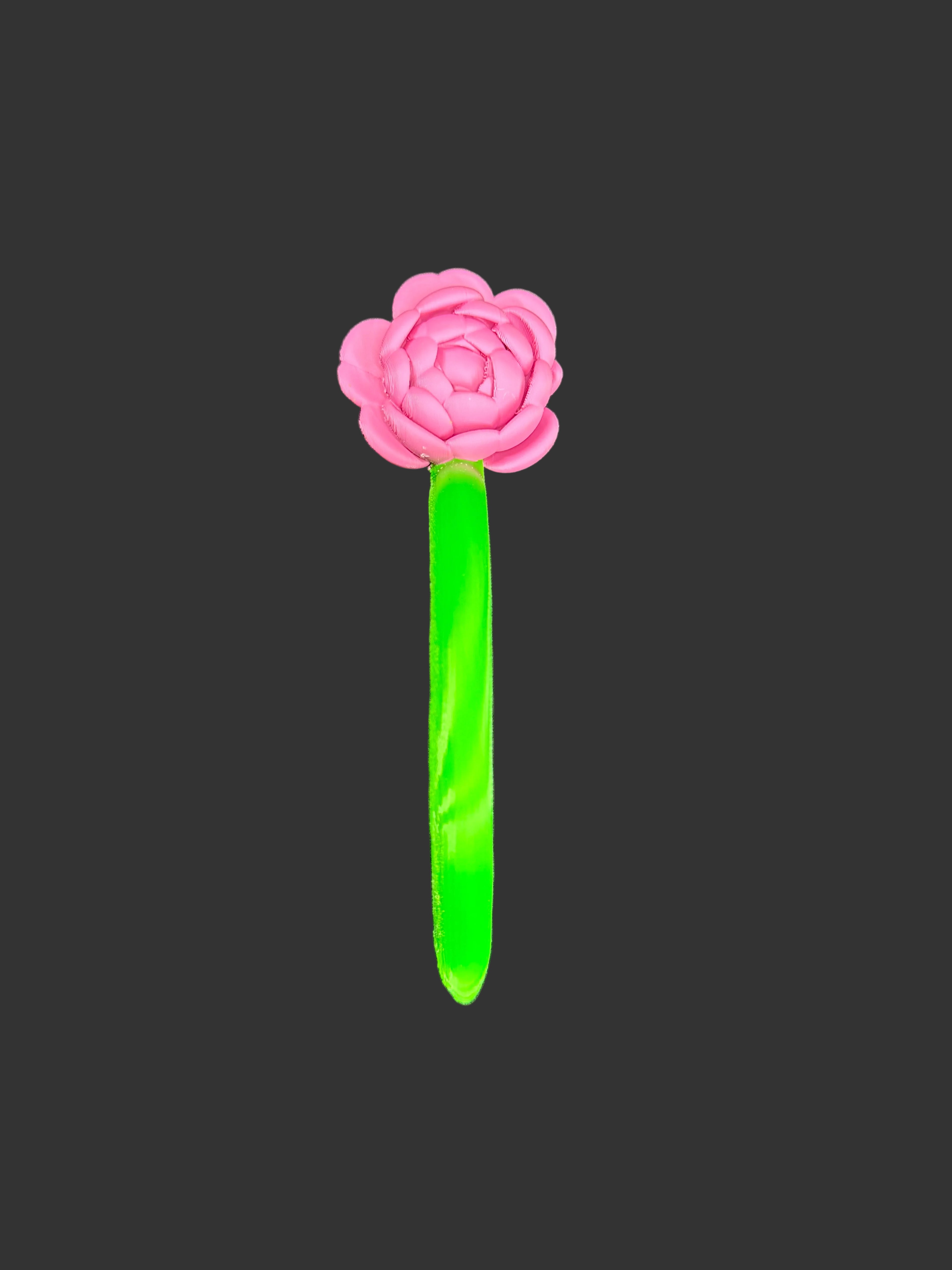 Peony Flower Tumbler Handle STL | Floral Cup | 3D Print Digital Download | Tumbler Maker