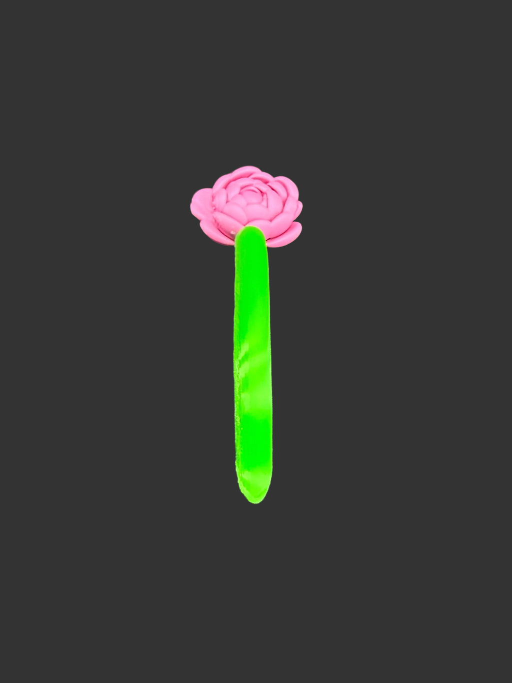 Peony Flower Tumbler Handle | Floral Cup Handle | Spring Accessory