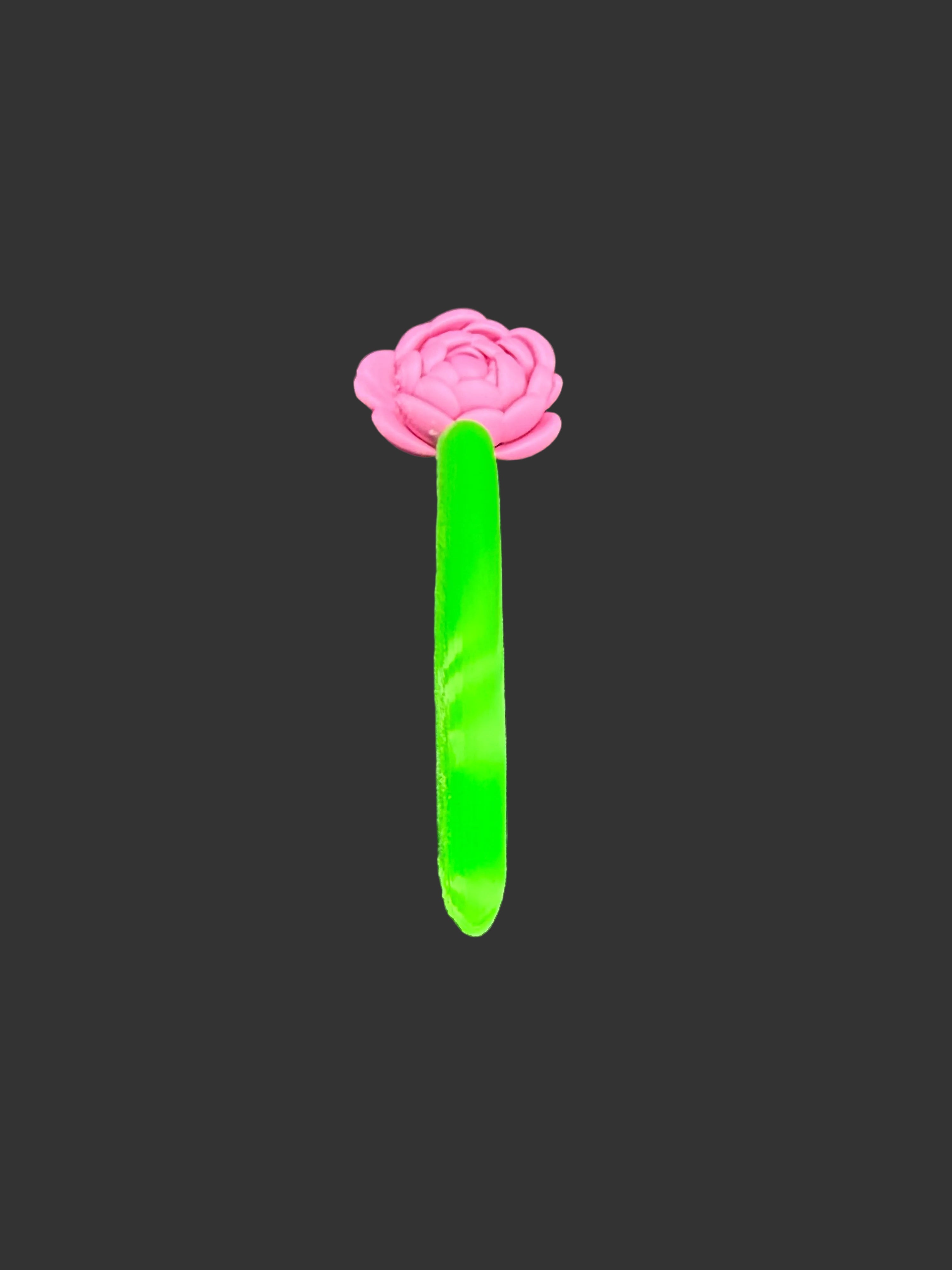 Peony Flower Tumbler Handle | Floral Cup Handle | Spring Accessory