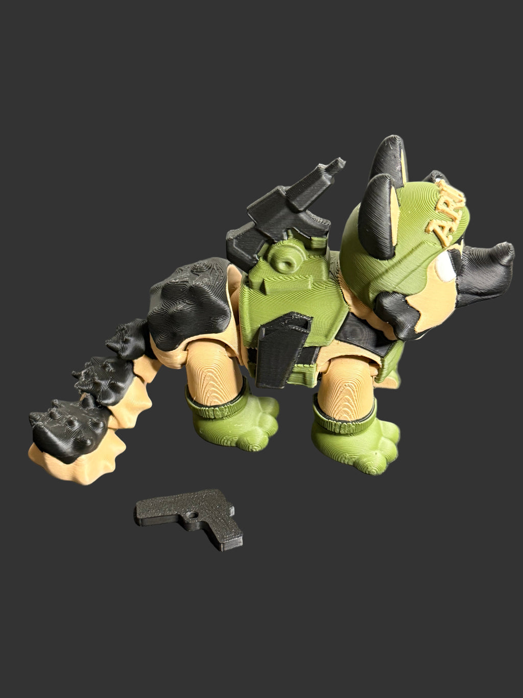 Flexi German Shepherd – Military K9 Figure | Articulated Flexi Toy