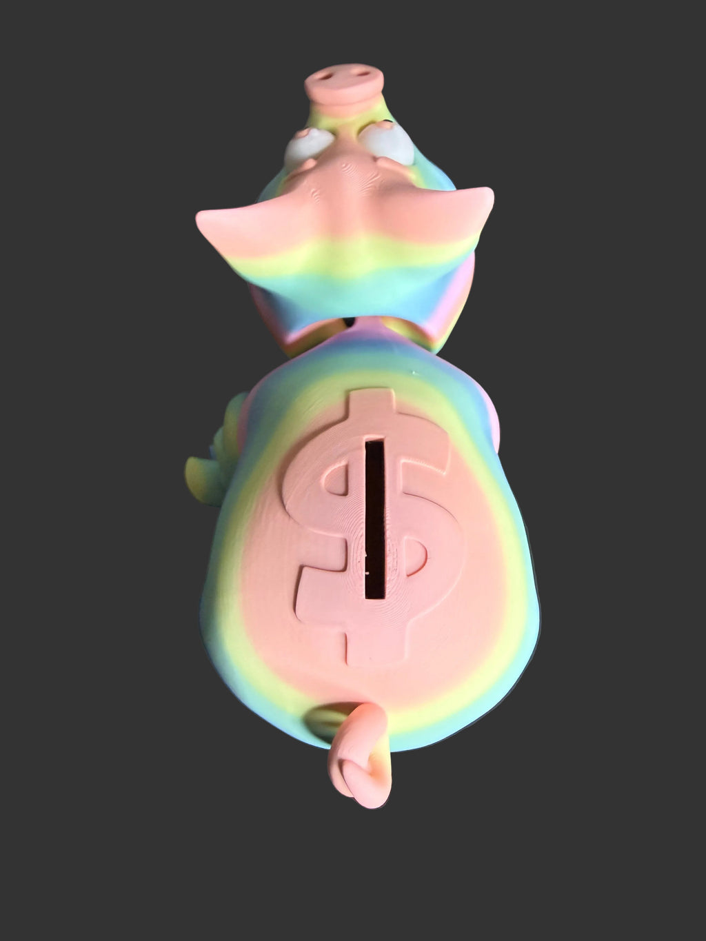 Flexi Piggy Bank – Articulated 3D Printed Pig Coin Bank with Removable Bottom