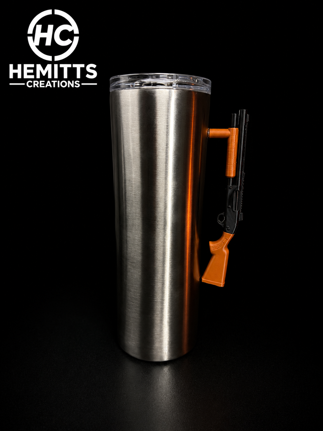 Shotgun Style Tumbler Handle for Epoxy Tumblers | Tactical Cup | Custom Tumbler Grip