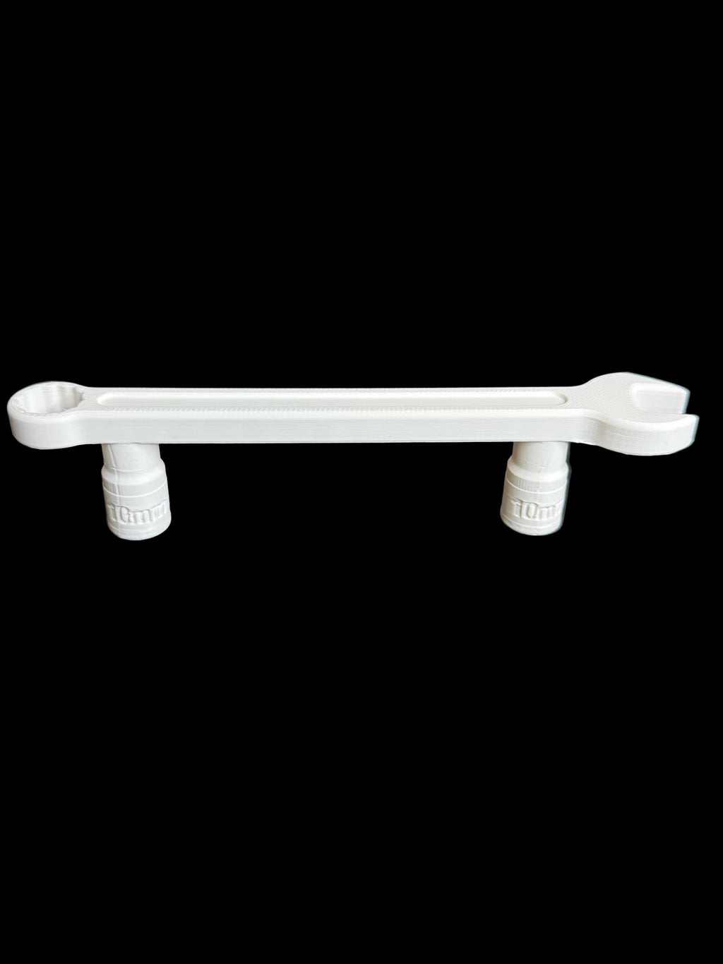 Wrench Tumbler Handle with 10mm Socket Posts | Mechanic Cup | Tool Theme Epoxy Handle