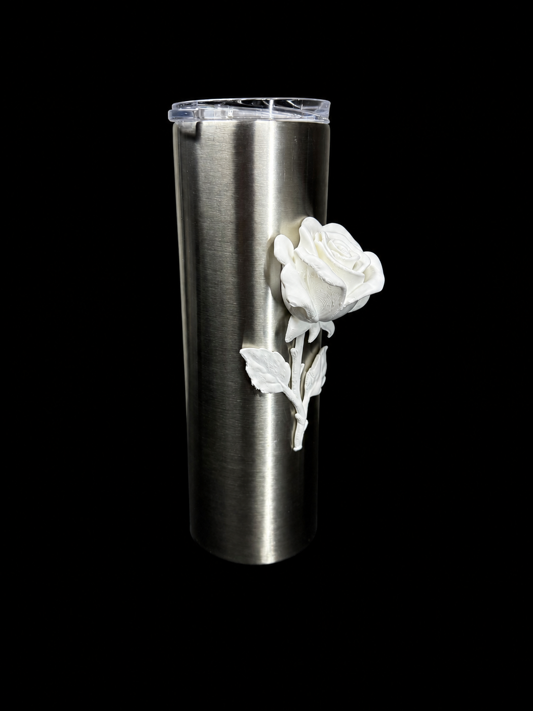 Rose Tumbler Accessory for Epoxy Tumblers, 3D Printed Floral Add-On