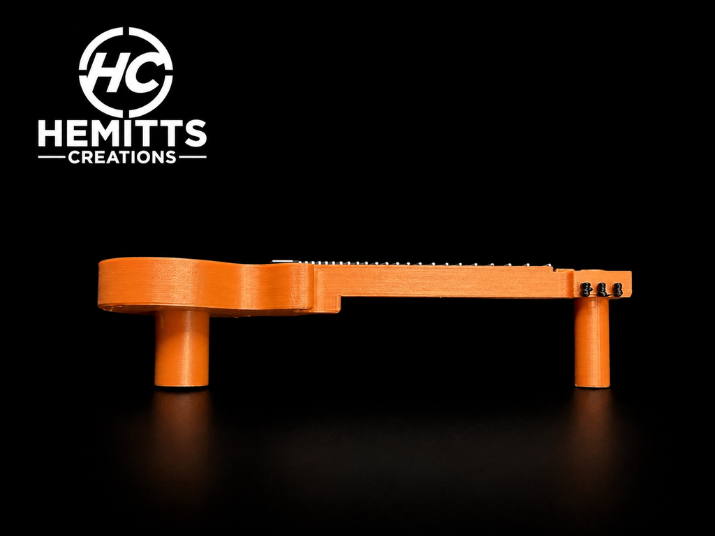 Acoustic Guitar Tumbler Handle for Epoxy Tumblers | 3D Printed Guitar Cup