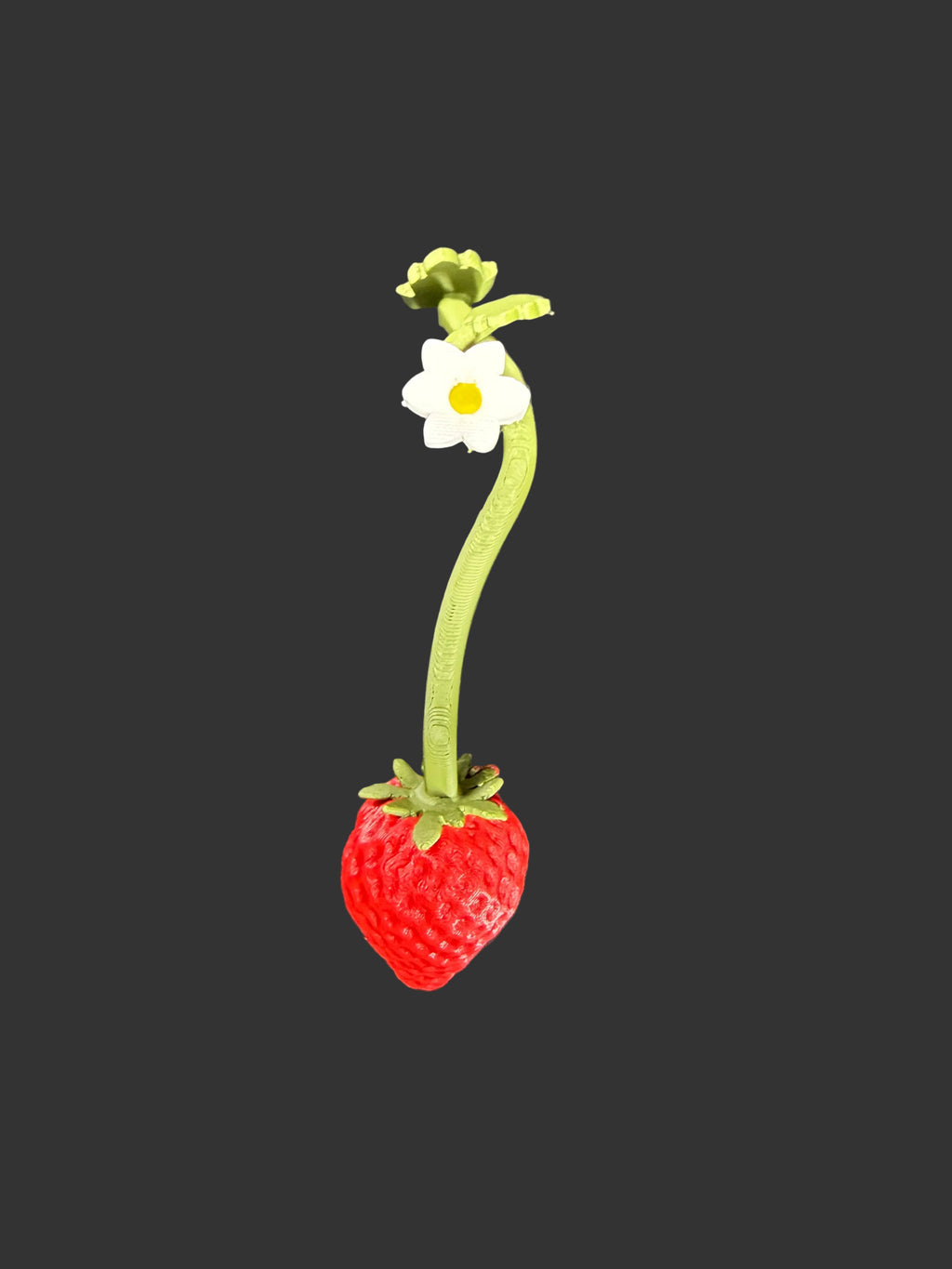 Strawberry Tumbler Handle – 3D Printed Cup Handle – Fruit Grip for Epoxy Tumblers