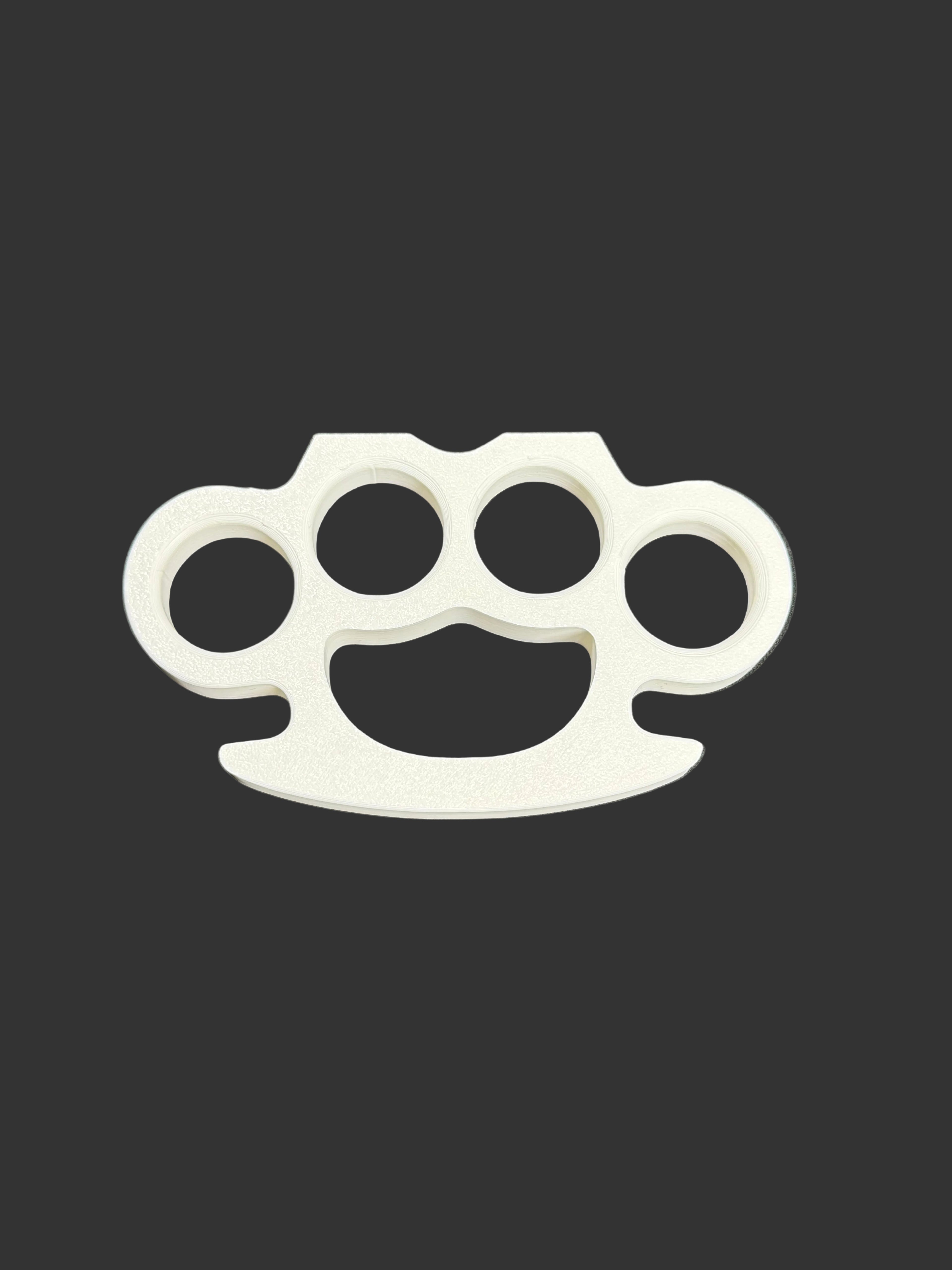 Brass Knuckle Tumbler Handle | 3D Printed Cup Grip | Novelty Mug Handle | Unique Drinkware Accessory