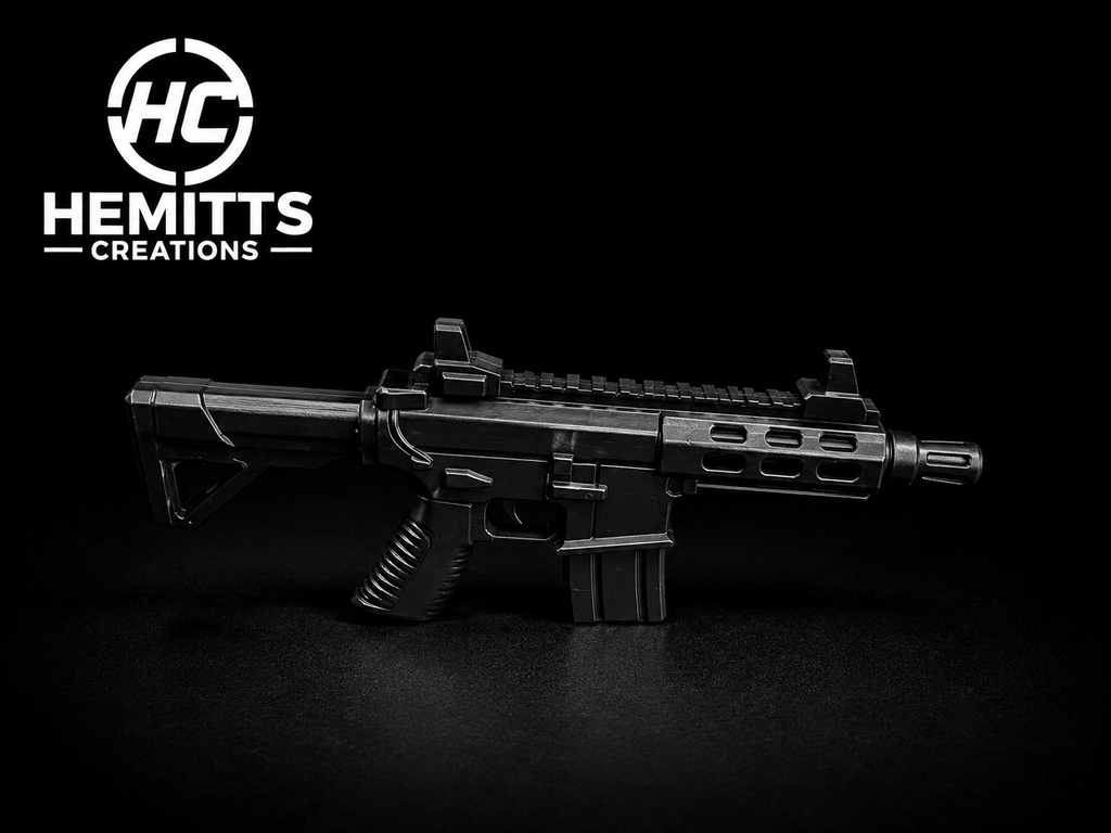 AR15 Style Tumbler Handle for Epoxy Tumblers | Tactical Cup | 3D Printed Tumbler Accessory