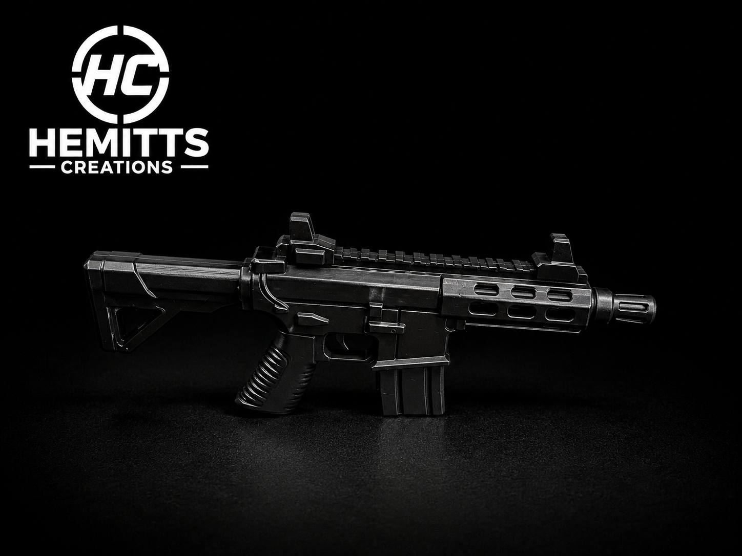 AR15 Style Tumbler Handle for Epoxy Tumblers | Tactical Cup | 3D Printed Tumbler Accessory