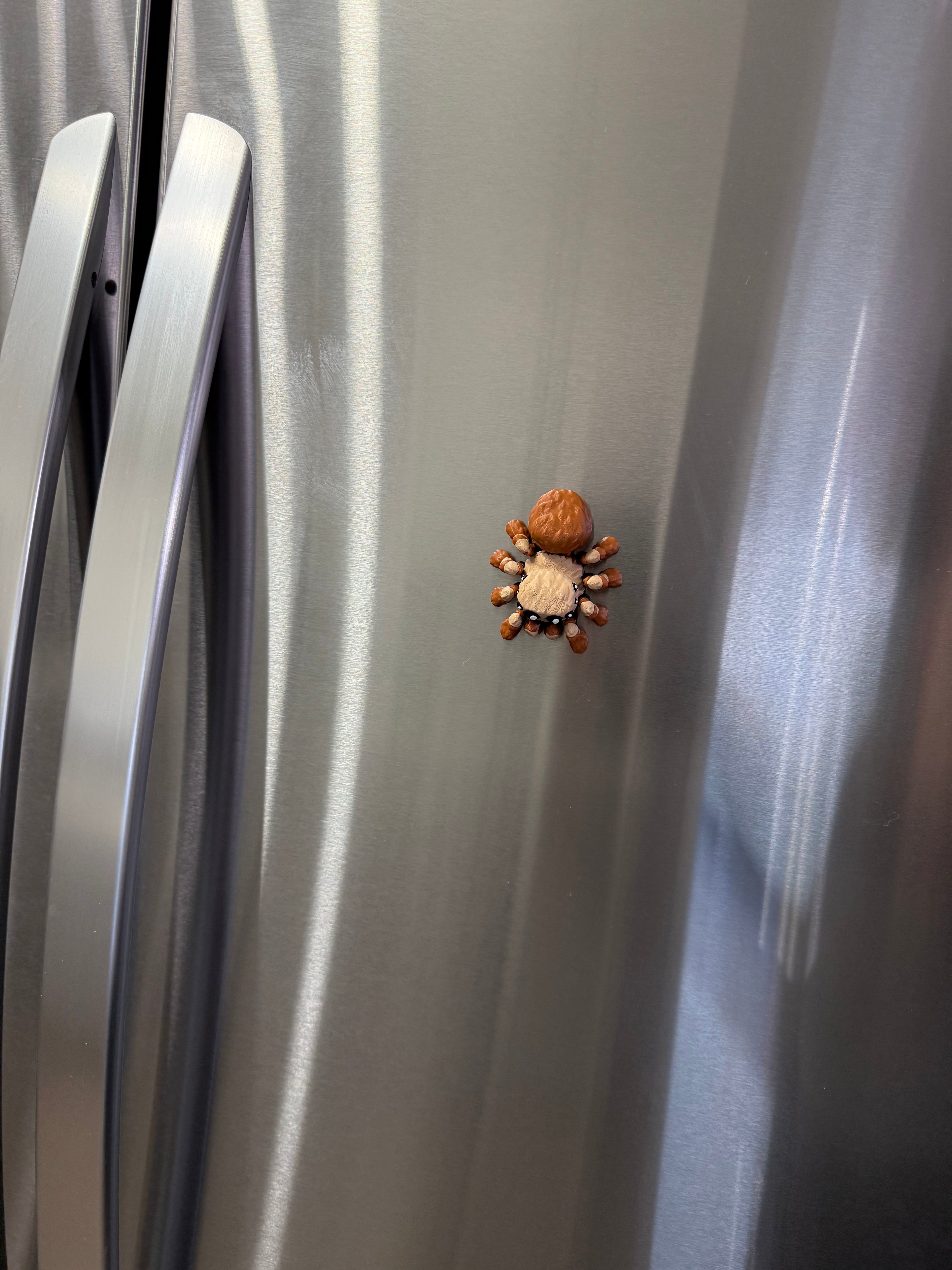 Articulated Spider Magnet – Flexi Spider Fridge Buddy – 3D Printed Poseable