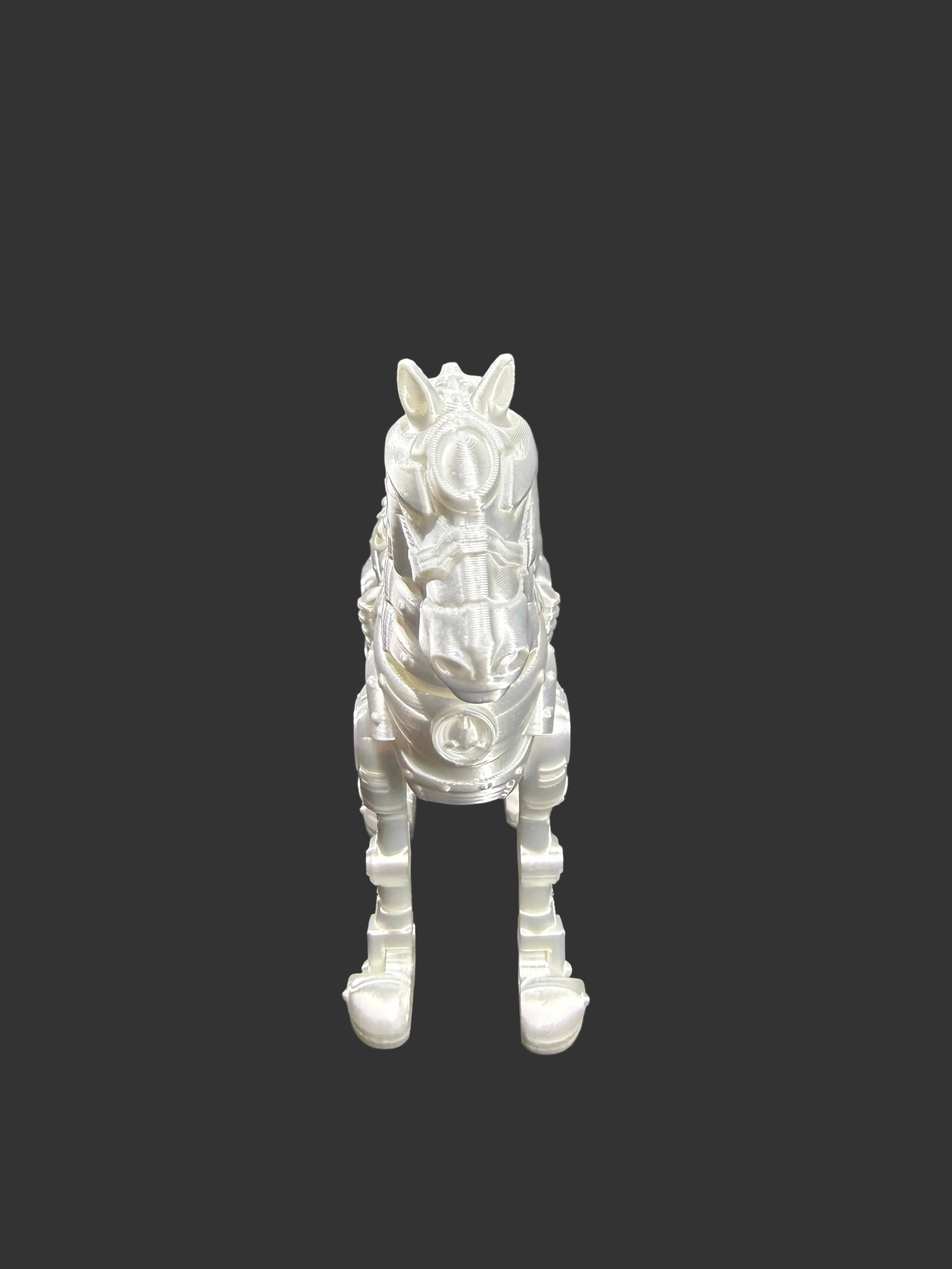 Cyber Horse Figurine – Futuristic Mechanical Stallion (2 Variants)