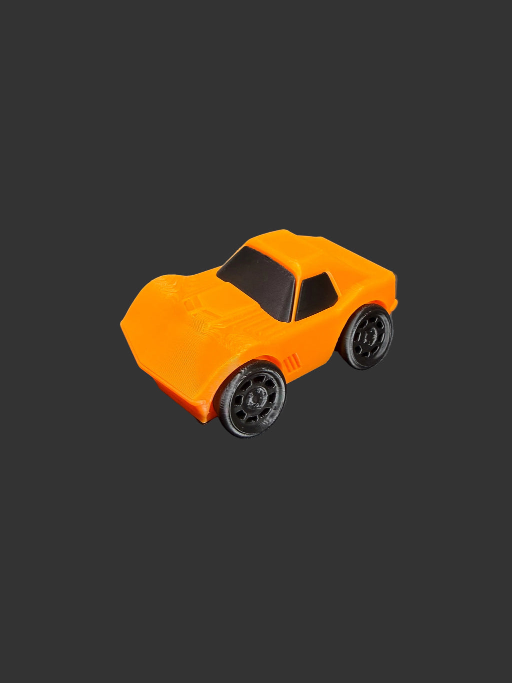 Tooned C3 Corvette – Chibi Style Classic Muscle Car | Cartoon Stingray Collectible