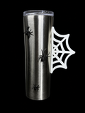 Spider Web Tumbler Handle for Epoxy Tumblers | Halloween Cup | Spiderweb Handle