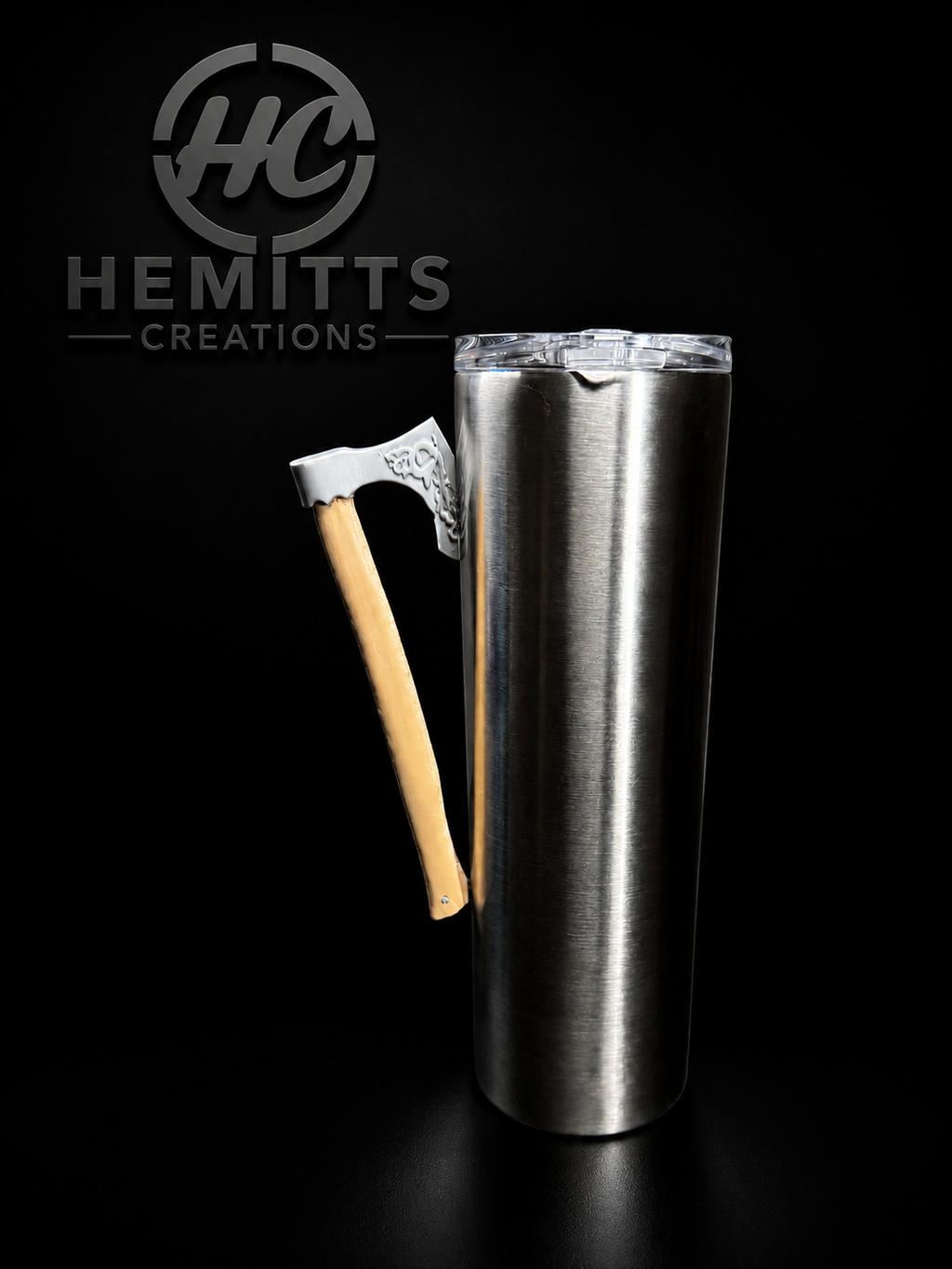 Viking Axe Handle STL | Norse Epoxy Tumbler 3D Print File