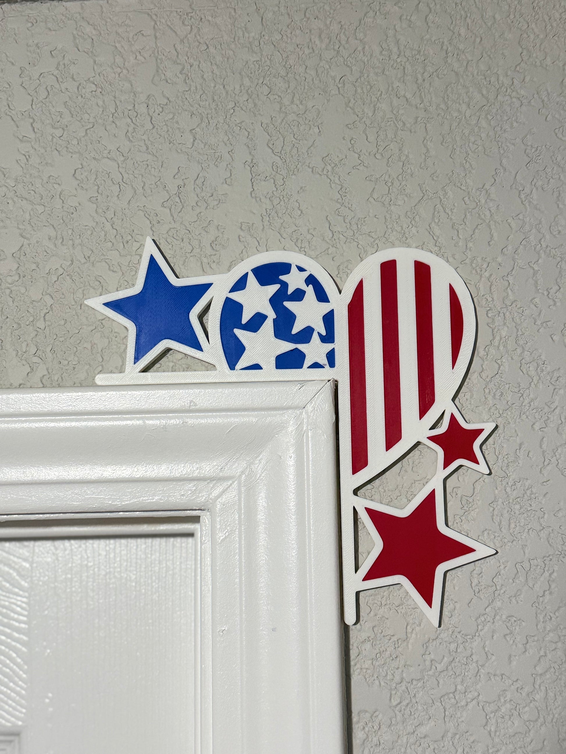4th of July Door Hanger