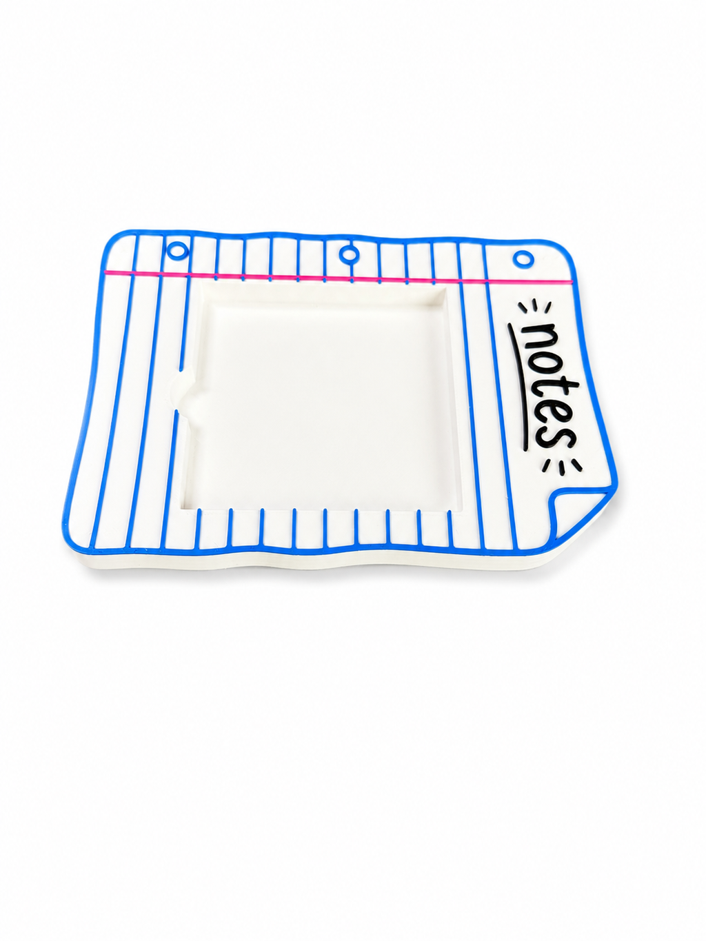 Notes Sticky Note Holder | Paper Shaped Post It Holder | Teacher Desk Decor | Office Accessory
