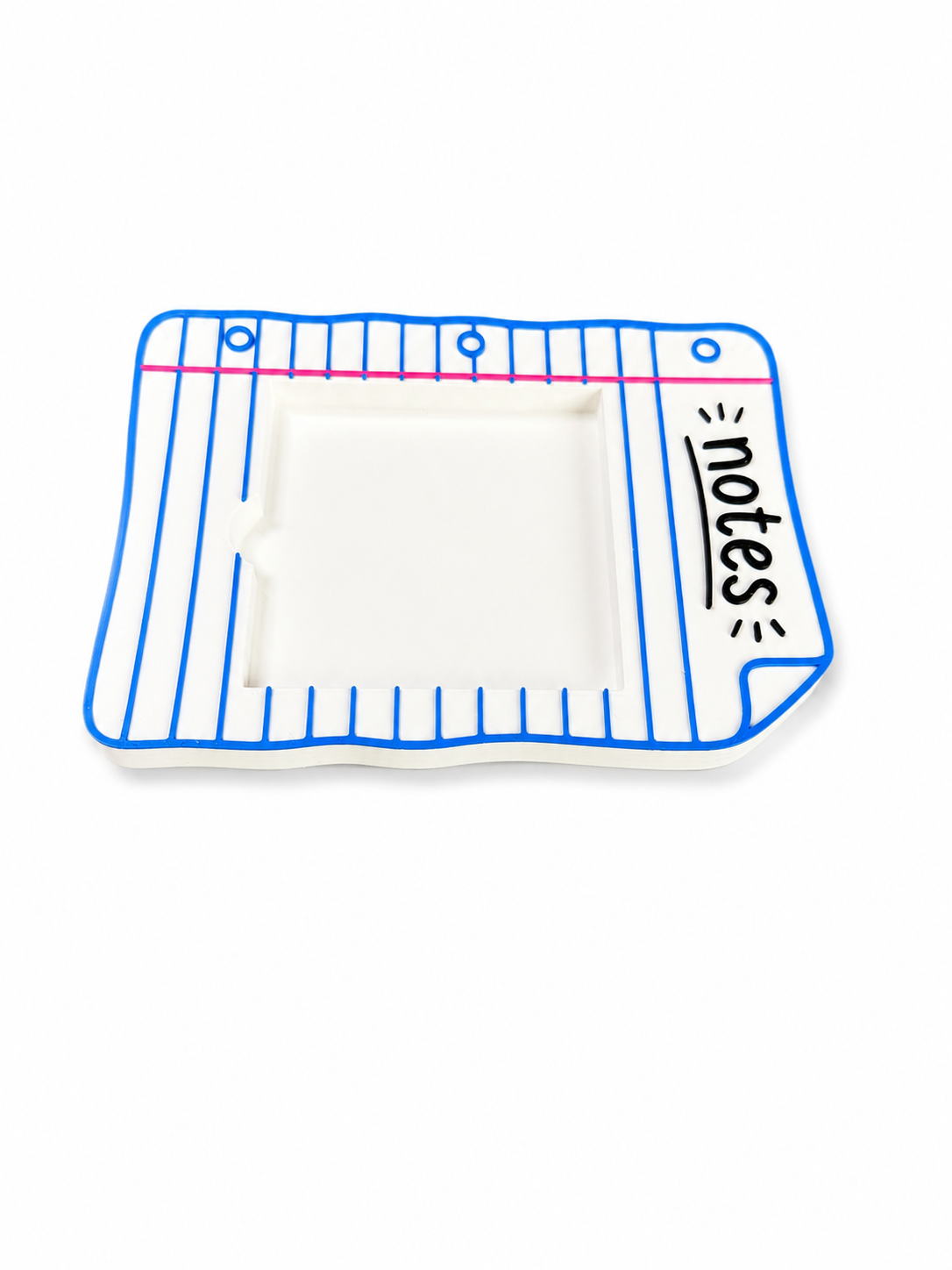 Notes Sticky Note Holder | Paper Shaped Post It Holder | Teacher Desk Decor | Office Accessory