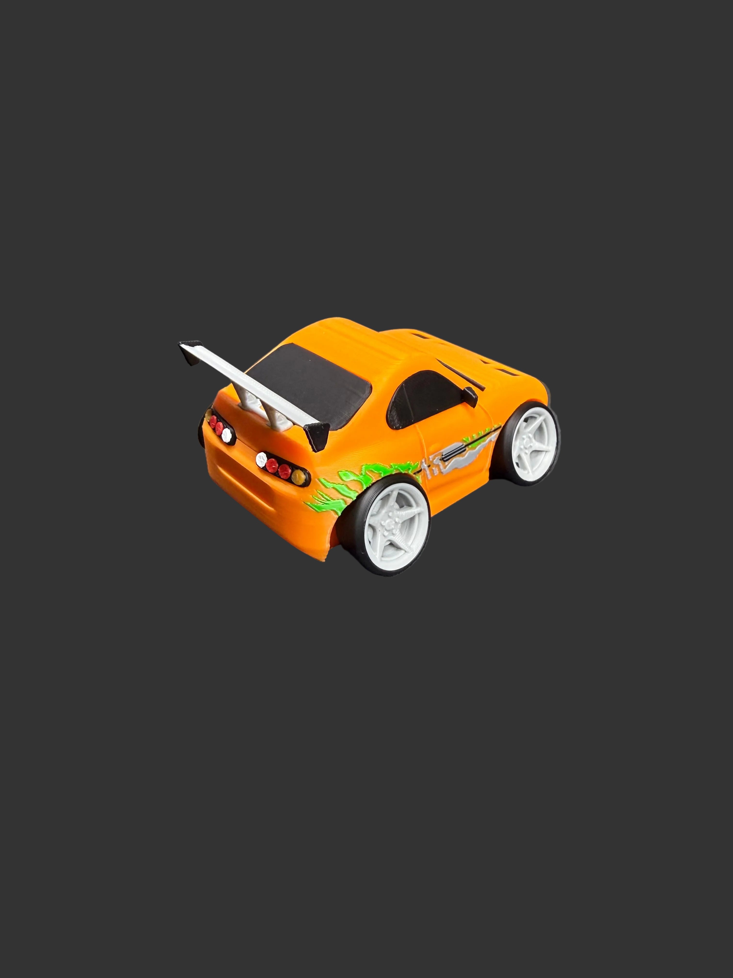 Tooned Toyota Supra – Fast-Inspired Cartoon Style Car | JDM Collectible | Display Model