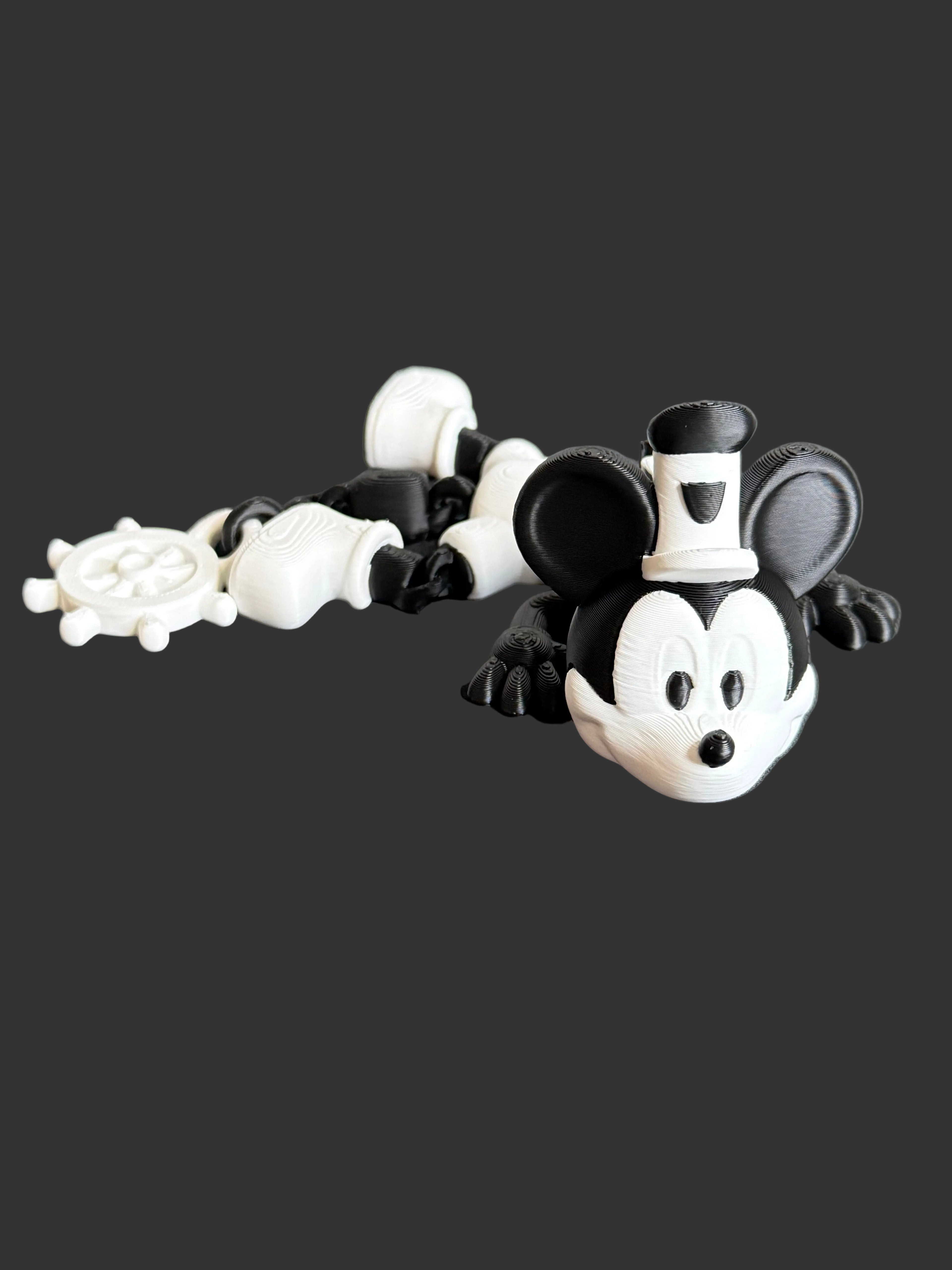 Vintage Cartoon Tugboat Figure – Classic Tugboat Style 3D Print – Whimsical Nautical Decor Collectible