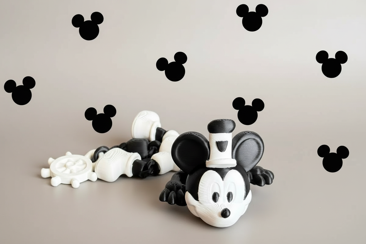 Vintage Cartoon Tugboat Figure – Classic Tugboat Style 3D Print – Whimsical Nautical Decor Collectible