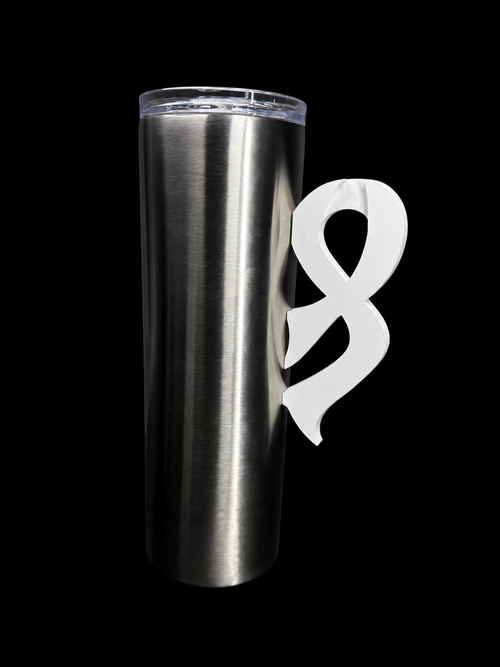 Awareness Ribbon Handle | Breast Cancer Support Gift | Fits 30oz & 40oz Epoxy Tumblers