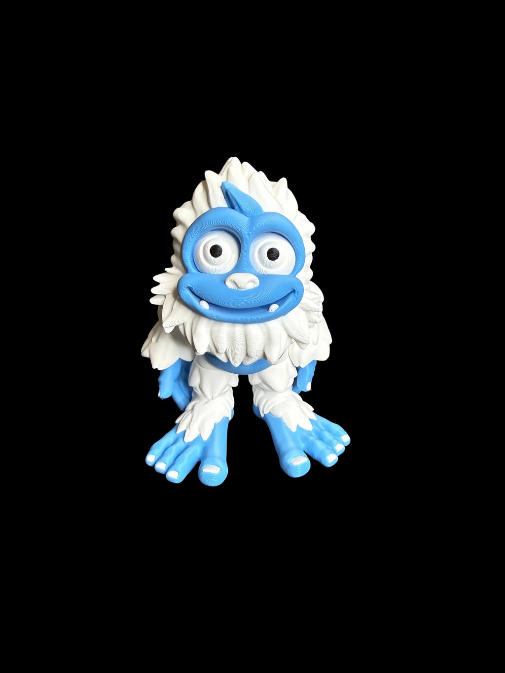 Flexi Bigfoot Figure – Articulated Sasquatch Cryptid Toy – Abominable Snowman Yeti – 3D Printed Desk Decor