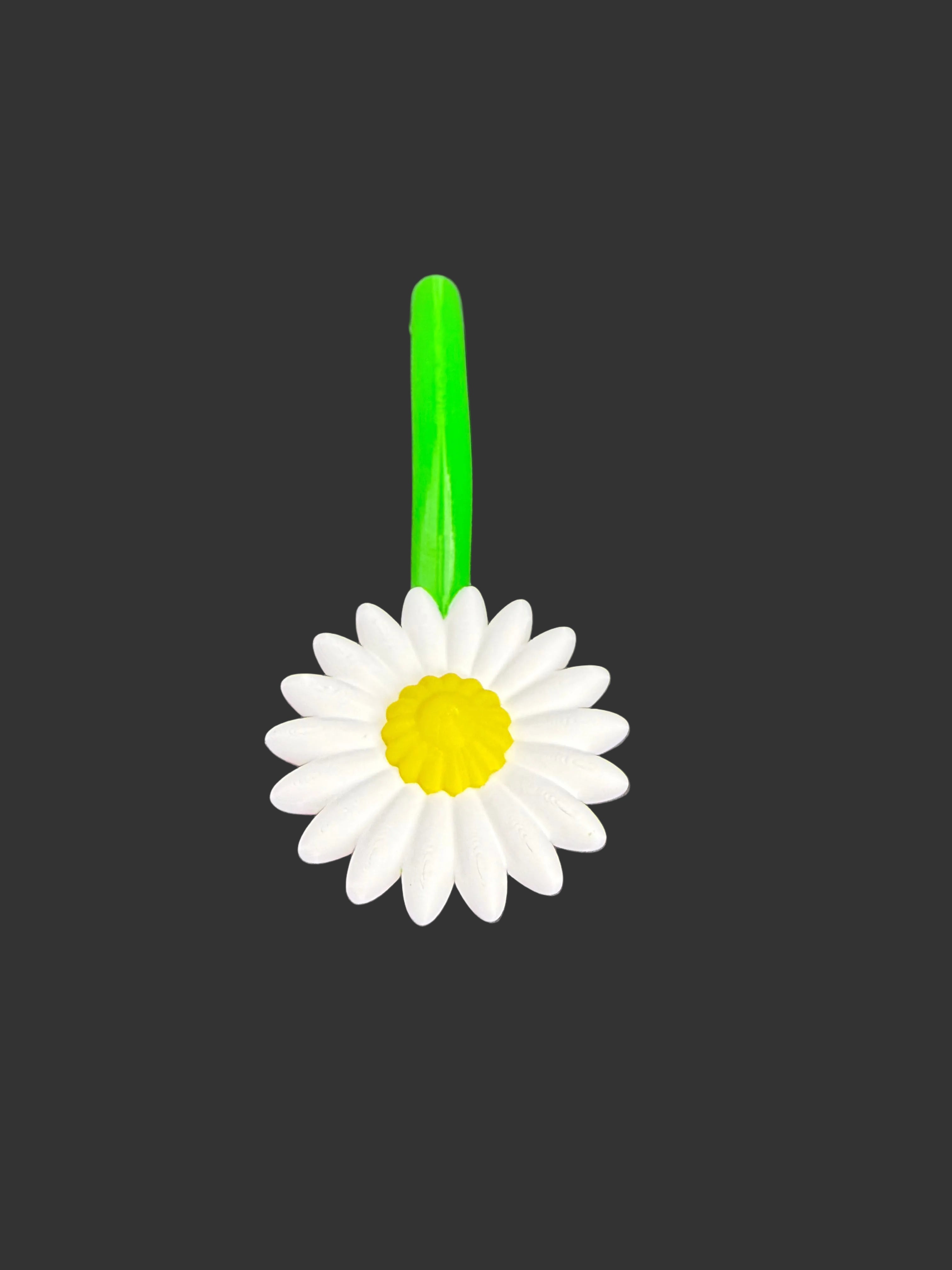 Daisy Flower Tumbler Handle | Epoxy Tumbler Accessory | Floral Cup Handle | Spring Summer Tumbler Grip