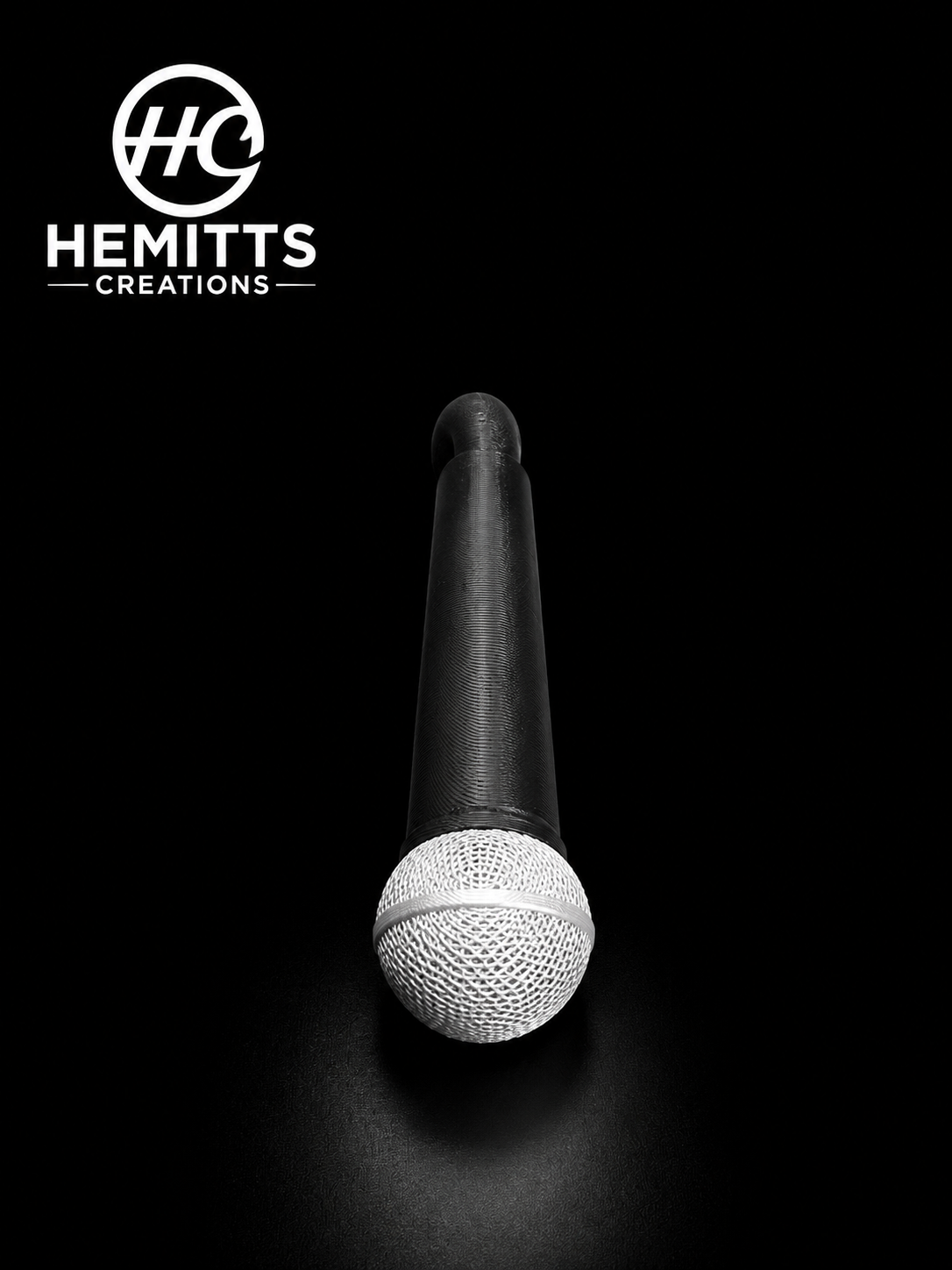 Microphone Tumbler Handle for Epoxy Tumblers | Singer Cup Handle | Music Lover Tumbler Accessory | 3D Printed Handle | Handmade Gift