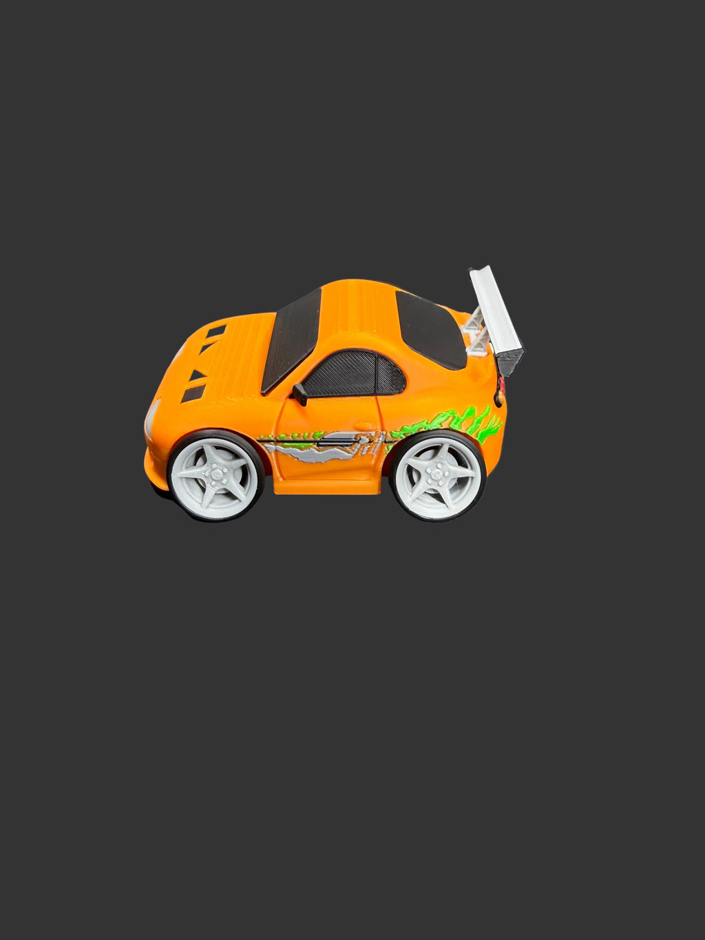 Tooned Toyota Supra – Fast-Inspired Cartoon Style Car | JDM Collectible | Display Model