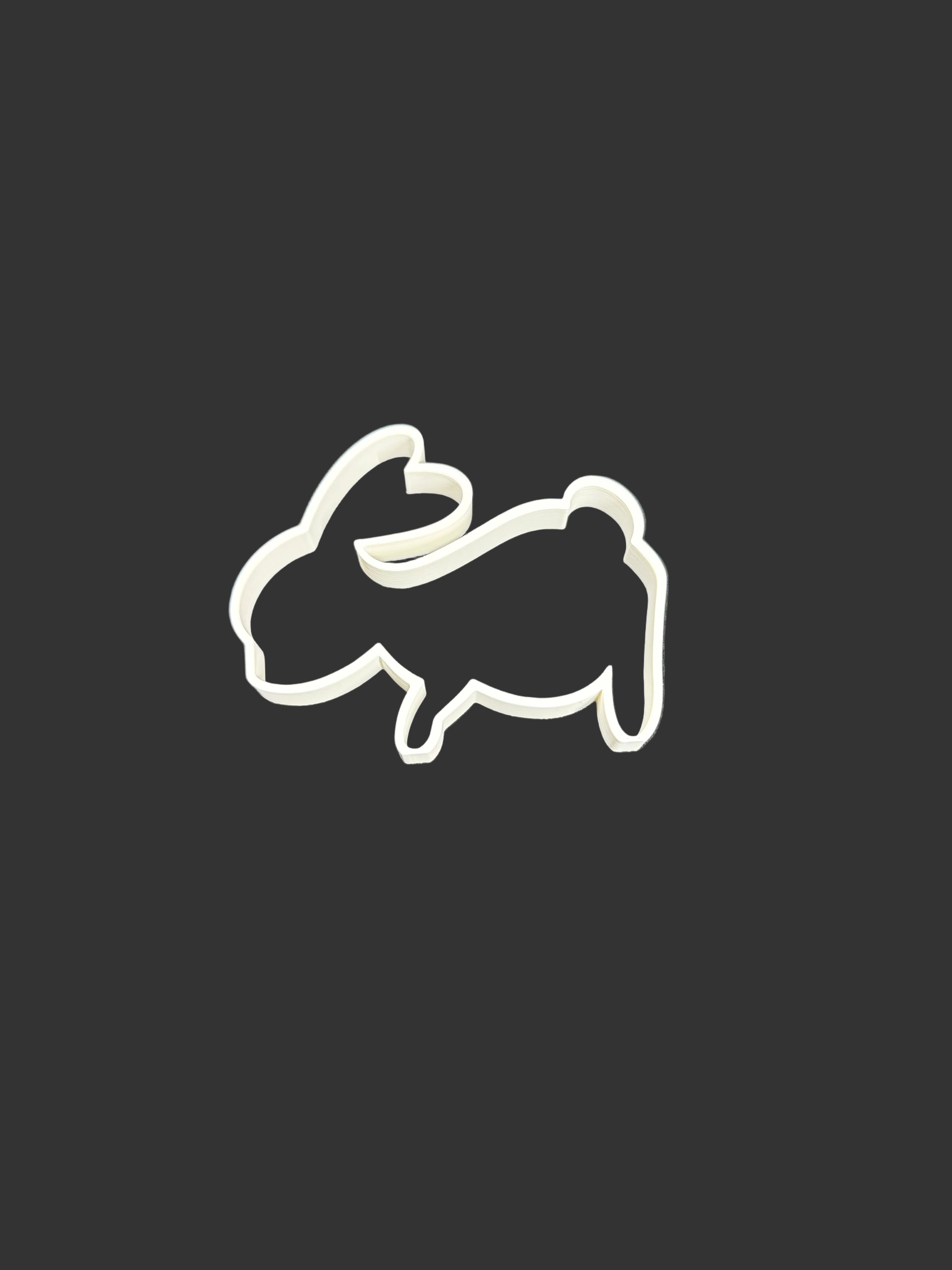 Bunny Tumbler Handle – Rabbit Tumbler Grip Epoxy Tumblers – Easter Accessory for Custom Cups