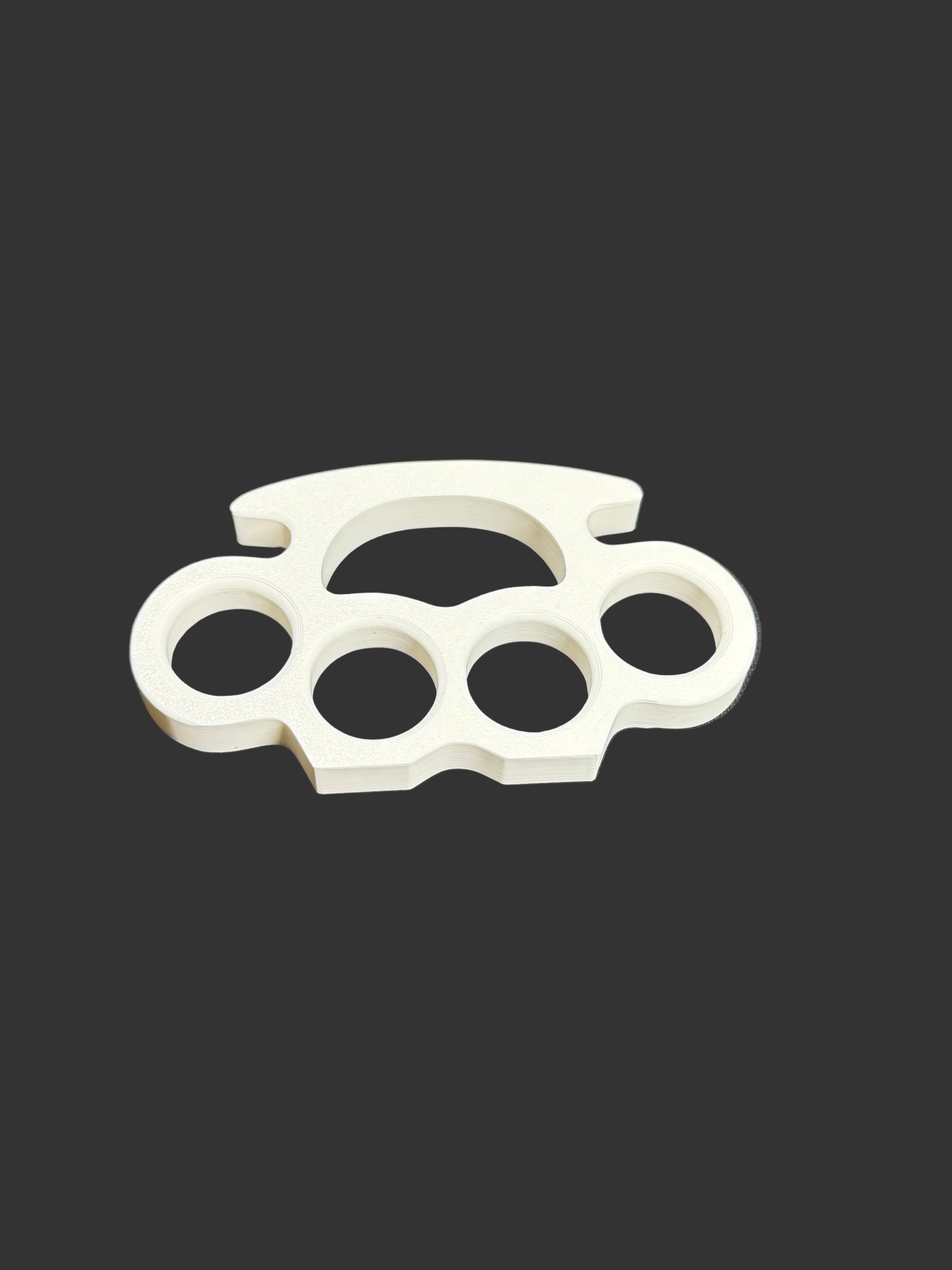 Brass Knuckle Tumbler Handle | 3D Printed Cup Grip | Novelty Mug Handle | Unique Drinkware Accessory