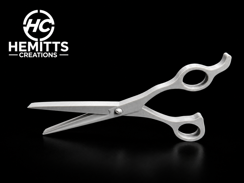 Scissors Tumbler Handle for Epoxy Tumblers | 3D Printed Hair Stylist Cup Handle | Salon & Sewing