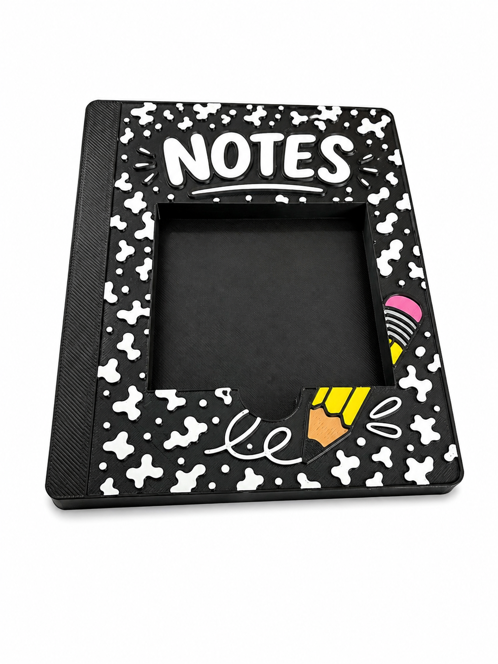 Composition Notebook Sticky Note Holder | Teacher Accessory | Post It Note | Classroom & Office Desk Decor