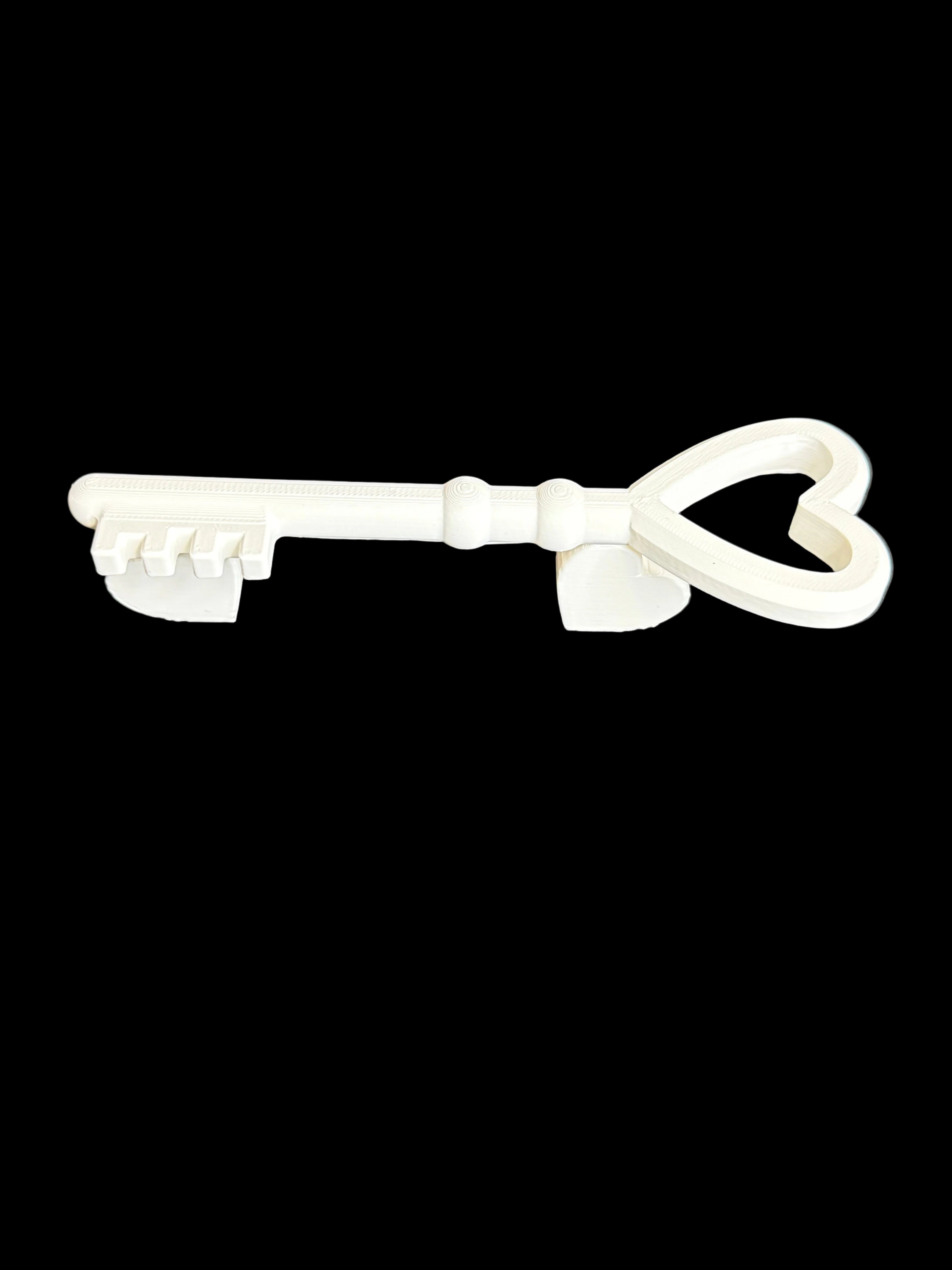 Heart Key Epoxy Tumbler Handle | Valentine Cup Handle | Love Theme Drinkware Accessory