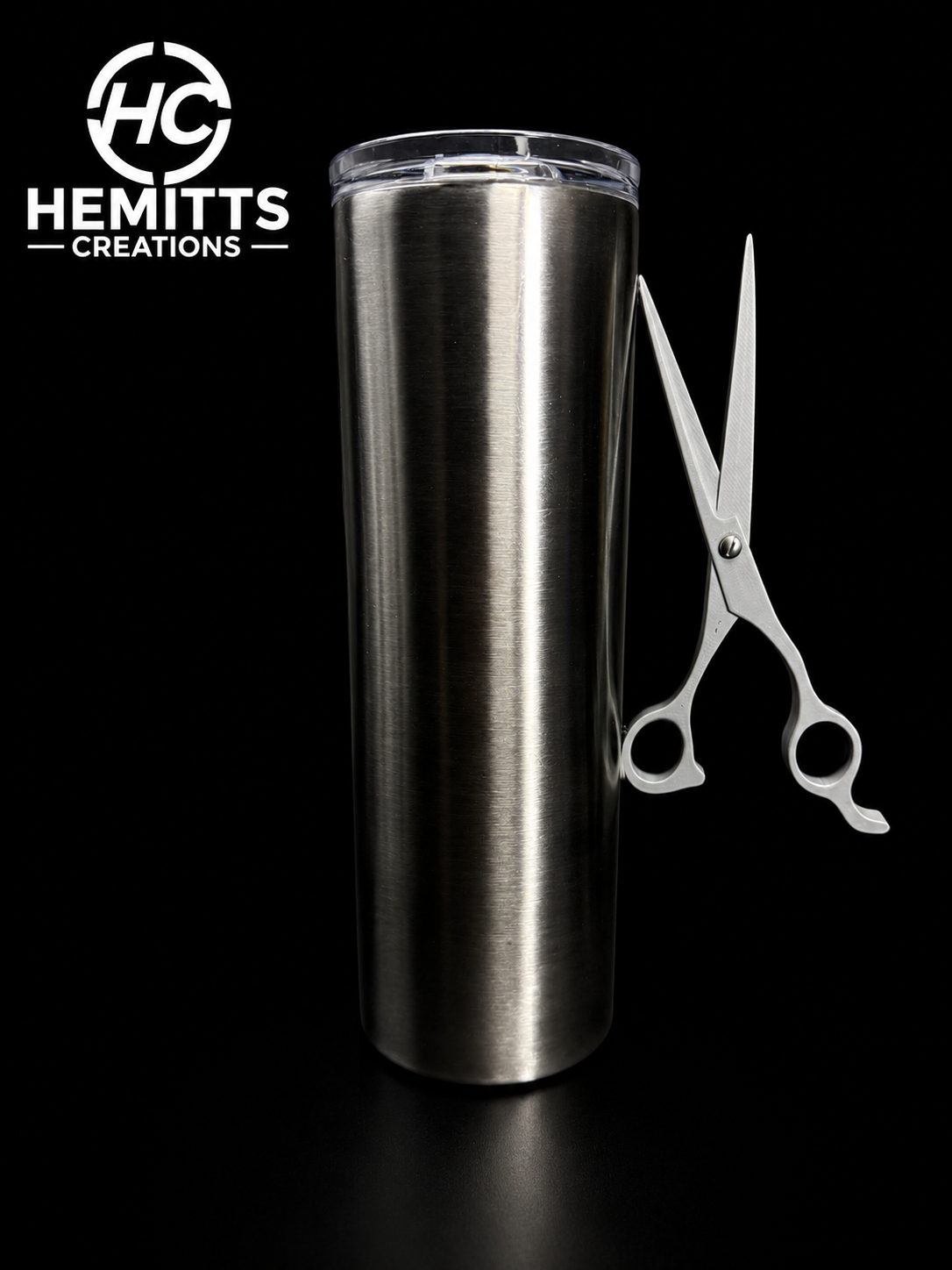 Scissors Tumbler Handle for Epoxy Tumblers | 3D Printed Hair Stylist Cup Handle | Salon & Sewing
