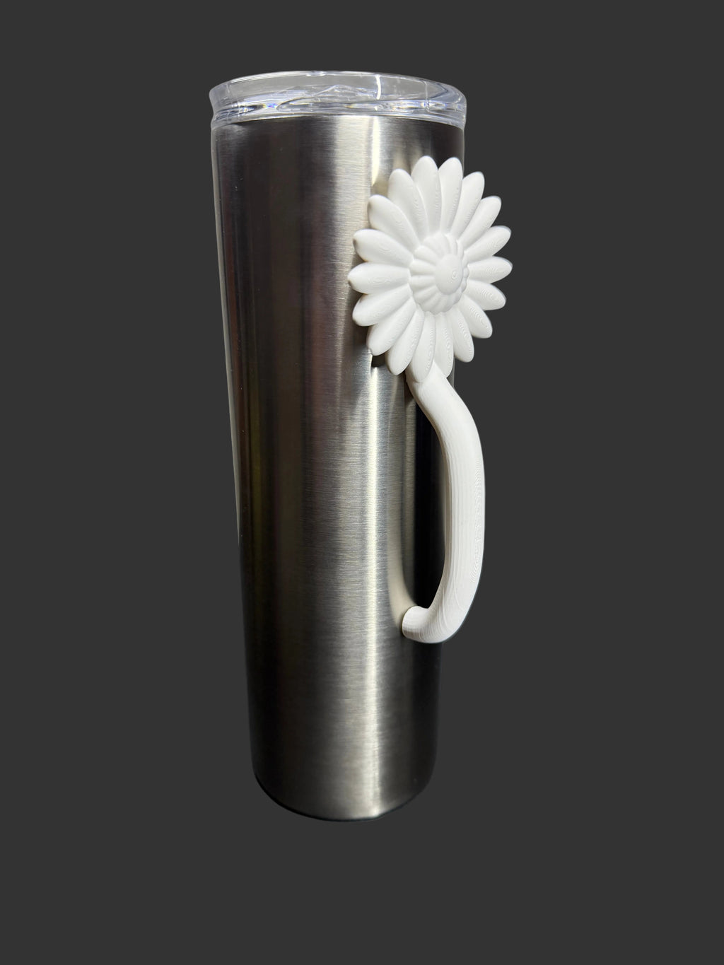 Daisy Flower Tumbler Handle | Epoxy Tumbler Accessory | Floral Cup Handle | Spring Summer Tumbler Grip