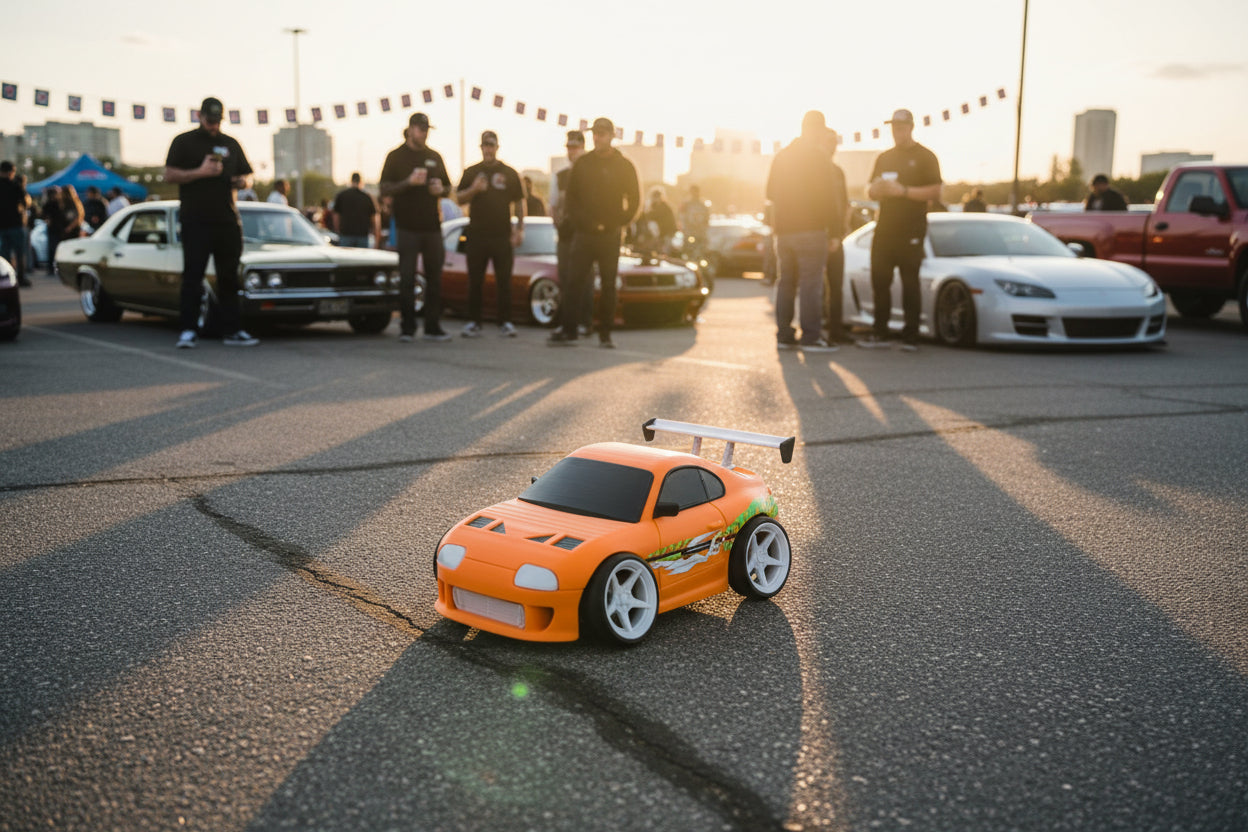 Tooned Toyota Supra – Fast-Inspired Cartoon Style Car | JDM Collectible | Display Model