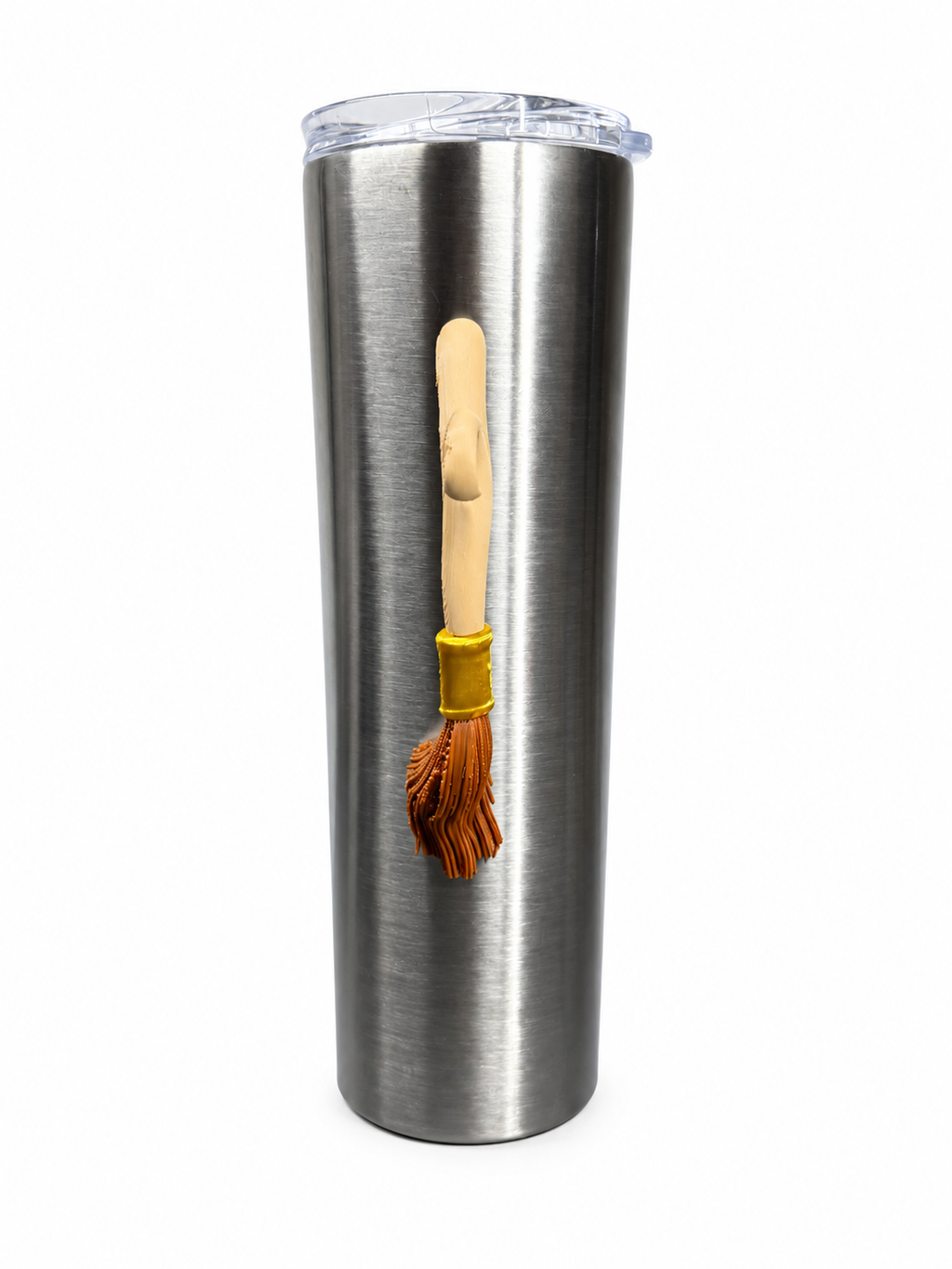 Witch's Broom Tumbler Handle for Epoxy Tumblers | Halloween Cup Handle |  Spooky Fall Decor