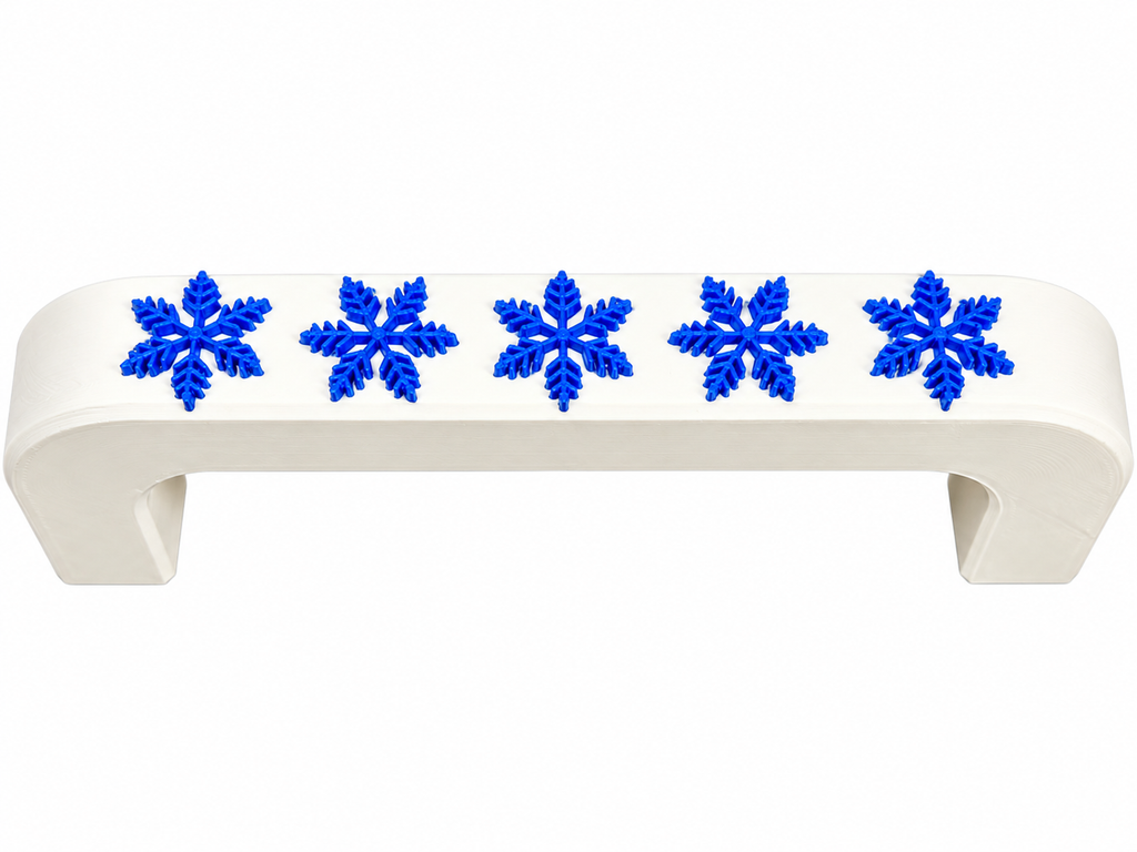 Snowflake Tumbler Handle – Winter Collection