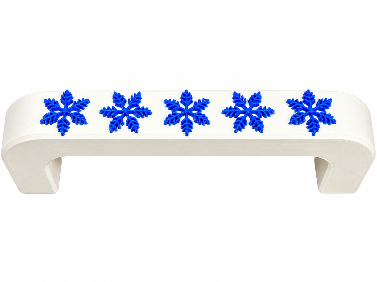 Snowflake Tumbler Handle – Winter Collection