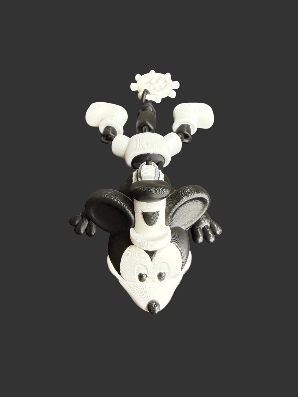 Vintage Cartoon Tugboat Figure – Classic Tugboat Style 3D Print – Whimsical Nautical Decor Collectible