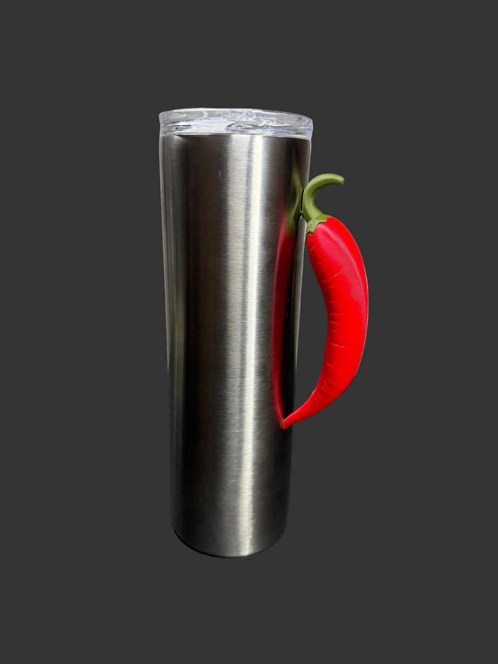Chili Pepper Tumbler Handle | Epoxy Cup Handle Attachment | 3D Printed Spicy Drinkware Accessory